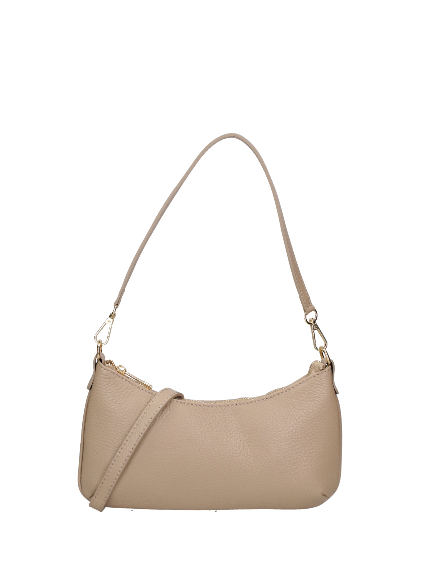 Borsa a spalla da donna In Vera pelle Made in Italy 27x14x3 cm