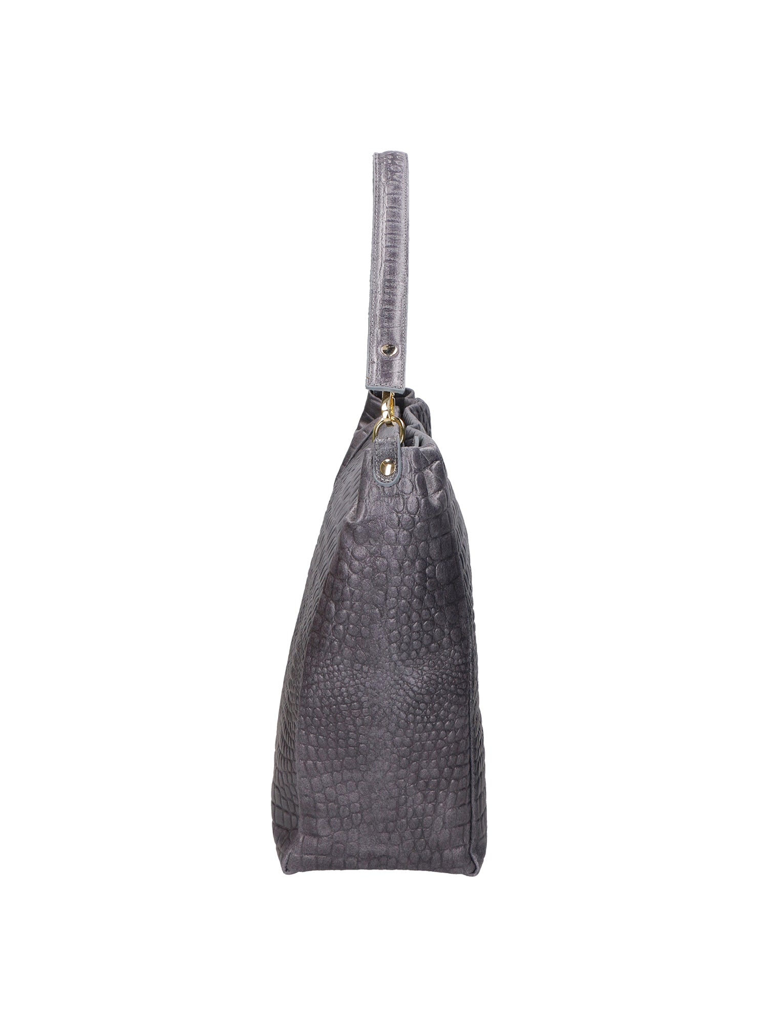 Valtera Damen-Schultertasche aus echtem Leder, hergestellt in Italien, 32 x 31 x 15 cm