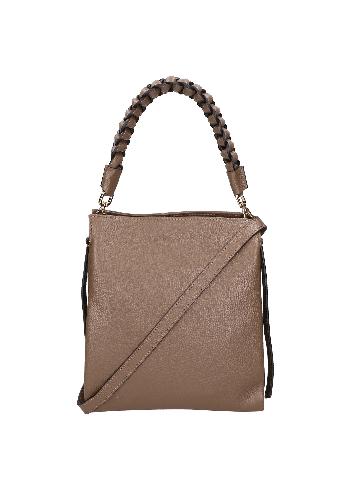 Vilma Borsa a mano da donna Vera Pelle 06874-D40 TAUPE Chiara Ferretti