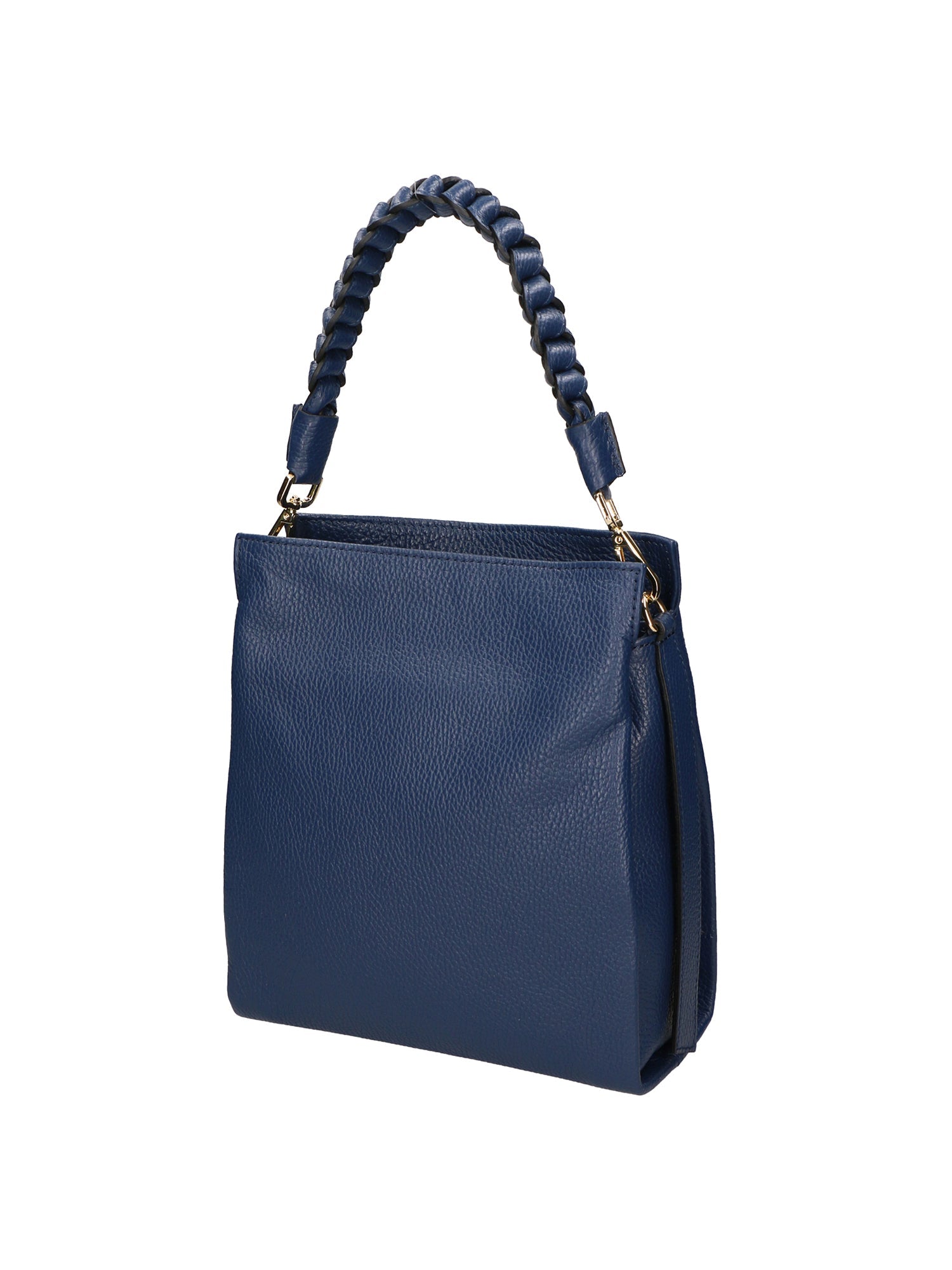 Vilma Borsa a mano da donna Vera Pelle 06874-D24 BLU JEANS Chiara Ferretti