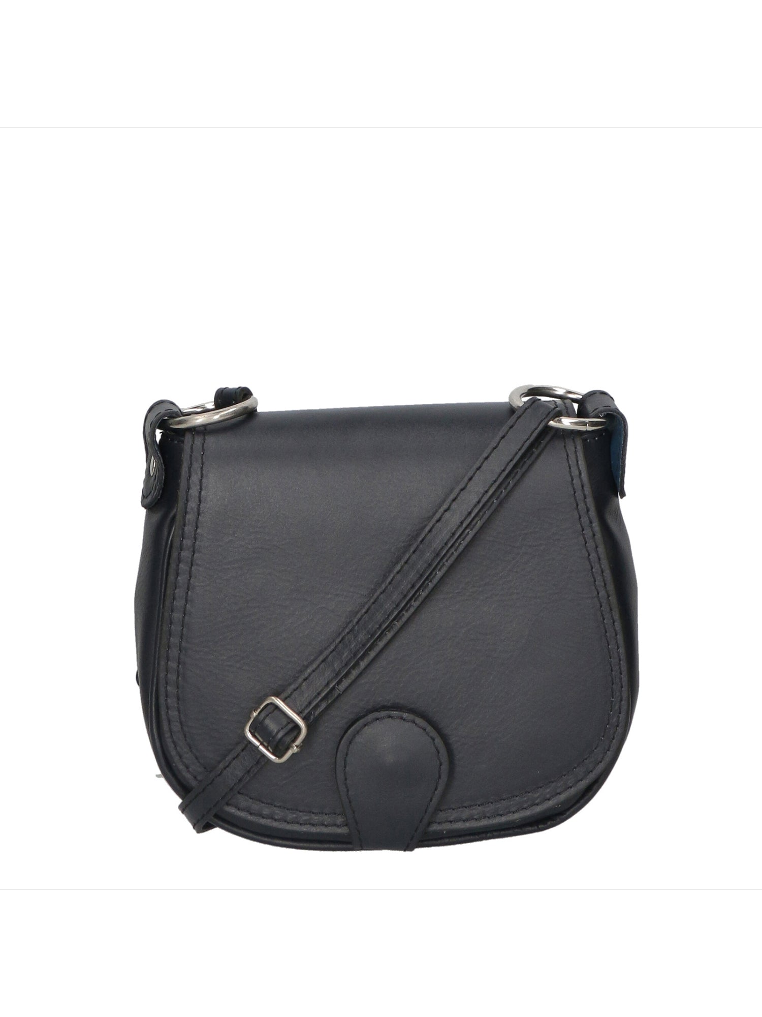 Borsa a tracolla da Donna Bianca in Vera Pelle Made in Italy 17x19x6 cm