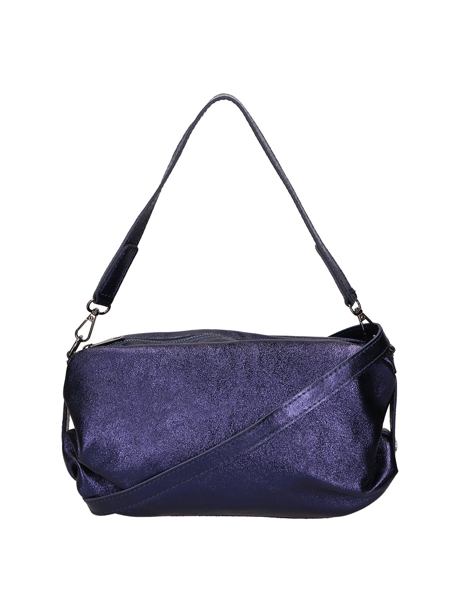Vanessa Damen-Schultertasche aus echtem Leder, hergestellt in Italien, 15 x 30 x 13 cm