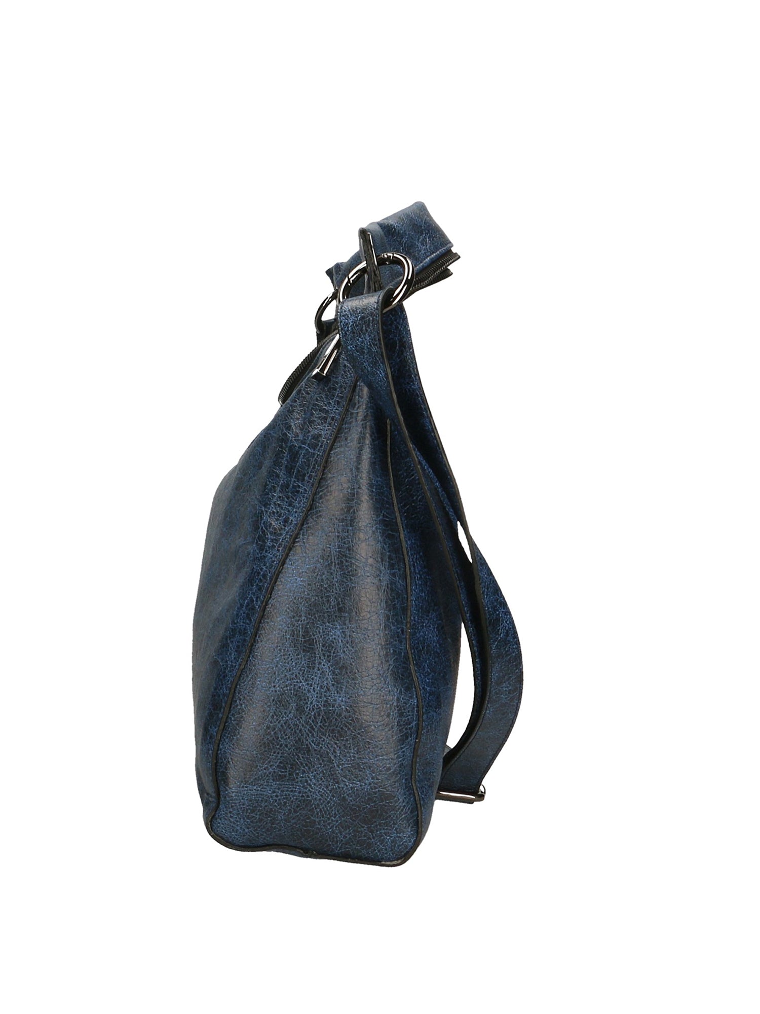 Ondina Borsa a spalla da donna Vera pelle 6569-BLU BLUE Chiara Ferretti