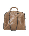 Erebea Borsa a mano da donna Vera pelle 80020-TAUPE Chiara Ferretti