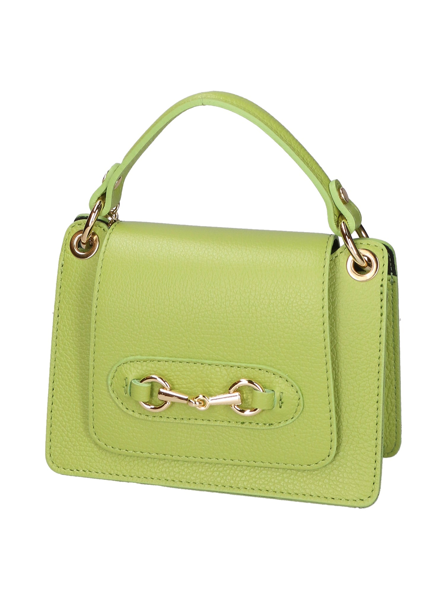 Greta Borsa a mano da donna Vera pelle 05896-C12 VERDE Chiara Ferretti