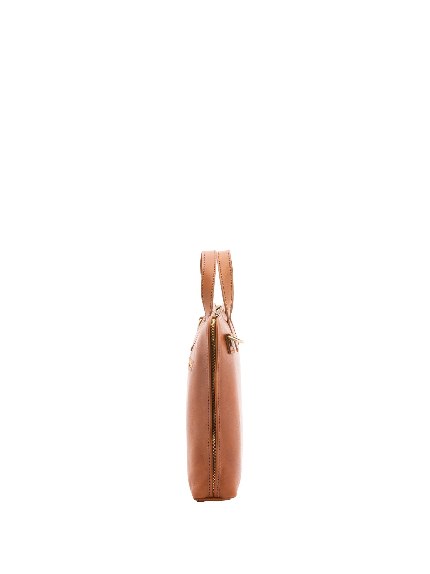 Borsa a mano unisex in vera pelle 100% cotone 4453-MIELE Alessia Firenze