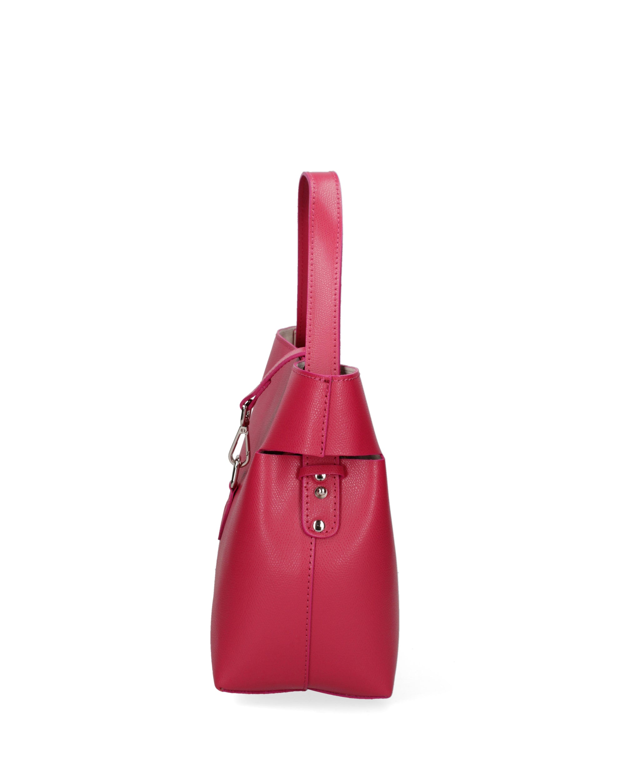 Liviana Borsa a mano da donna Vera pelle 07379-PL02 FUXIA Chiara Ferretti
