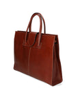 Evelina Borsa a mano da donna 100% pelle 9025-MARRONE Chiara Ferretti
