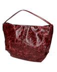 Vanda Damen-Schultertasche aus echtem Leder, hergestellt in Italien, 30 x 40 x 5 cm