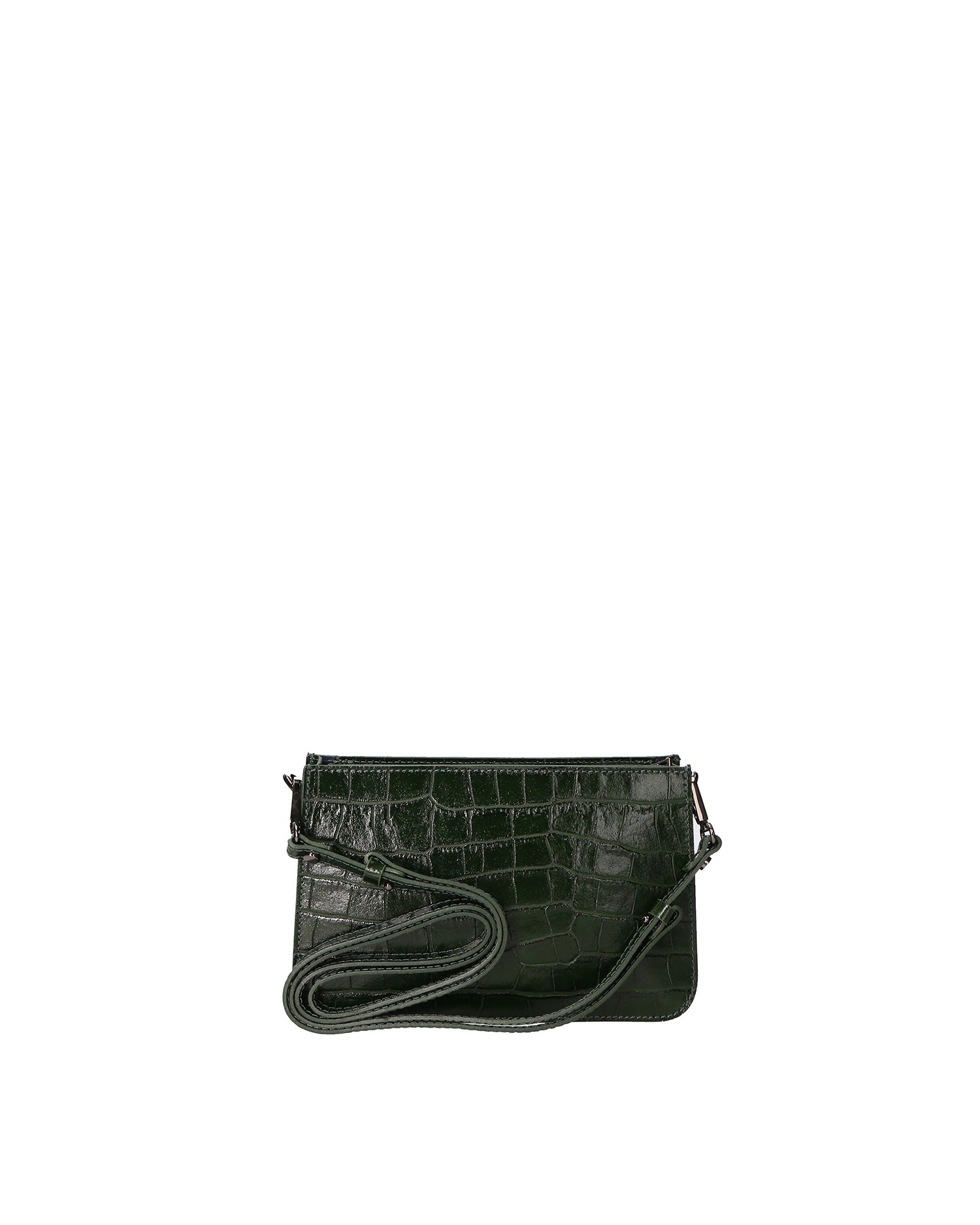 Valoria Borsa a spalla da donna Vera pelle 05414-B14 VERDE SCURO Chiara Ferretti