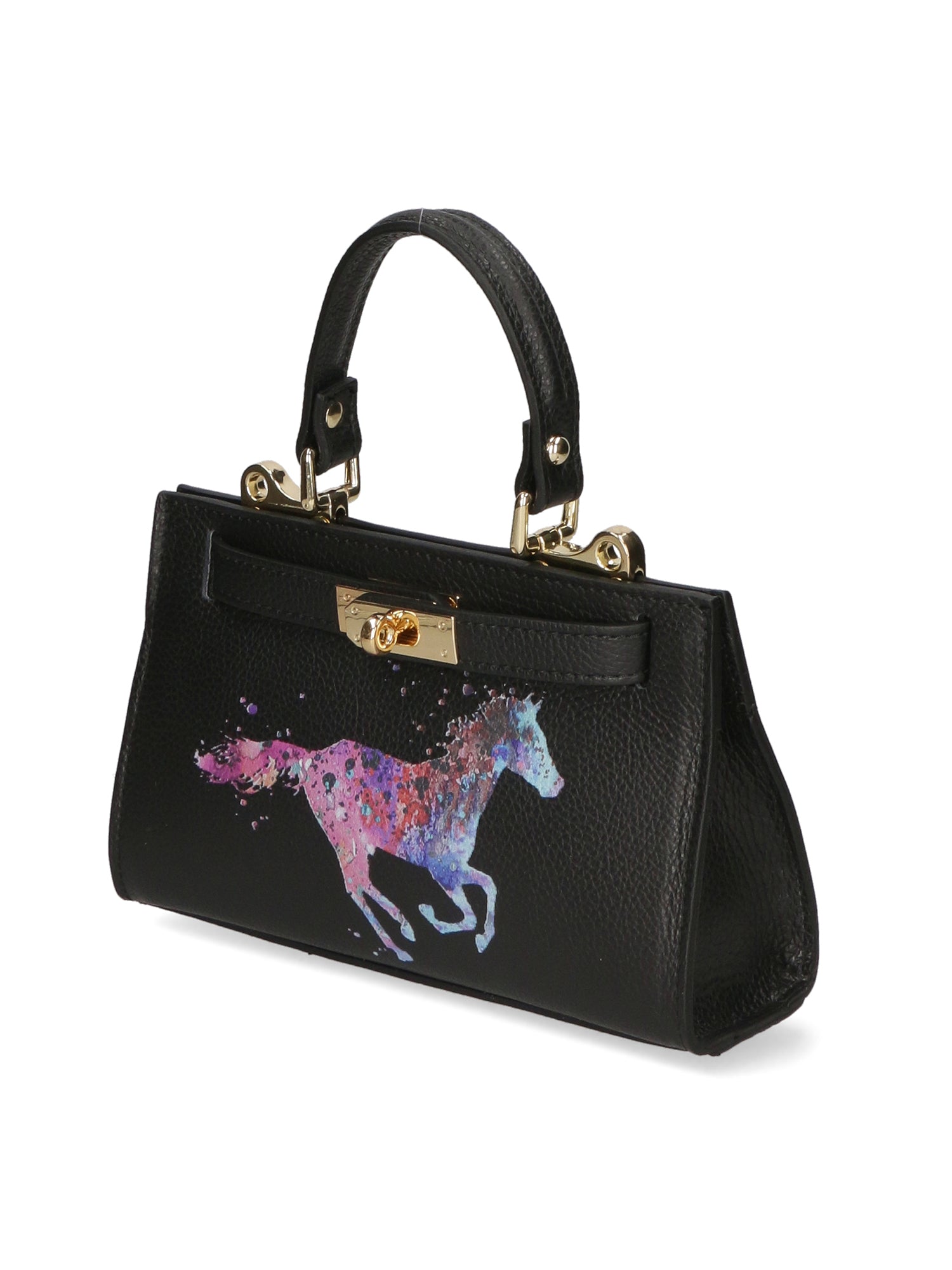 Noel Borsa a mano da donna Vera pelle 04265-D28 NERO BLACK Chiara Ferretti