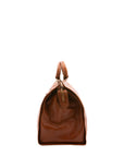 Borsa da viaggio unisex in vera pelle 100% cotone 4563-MIELE Alessia Firenze