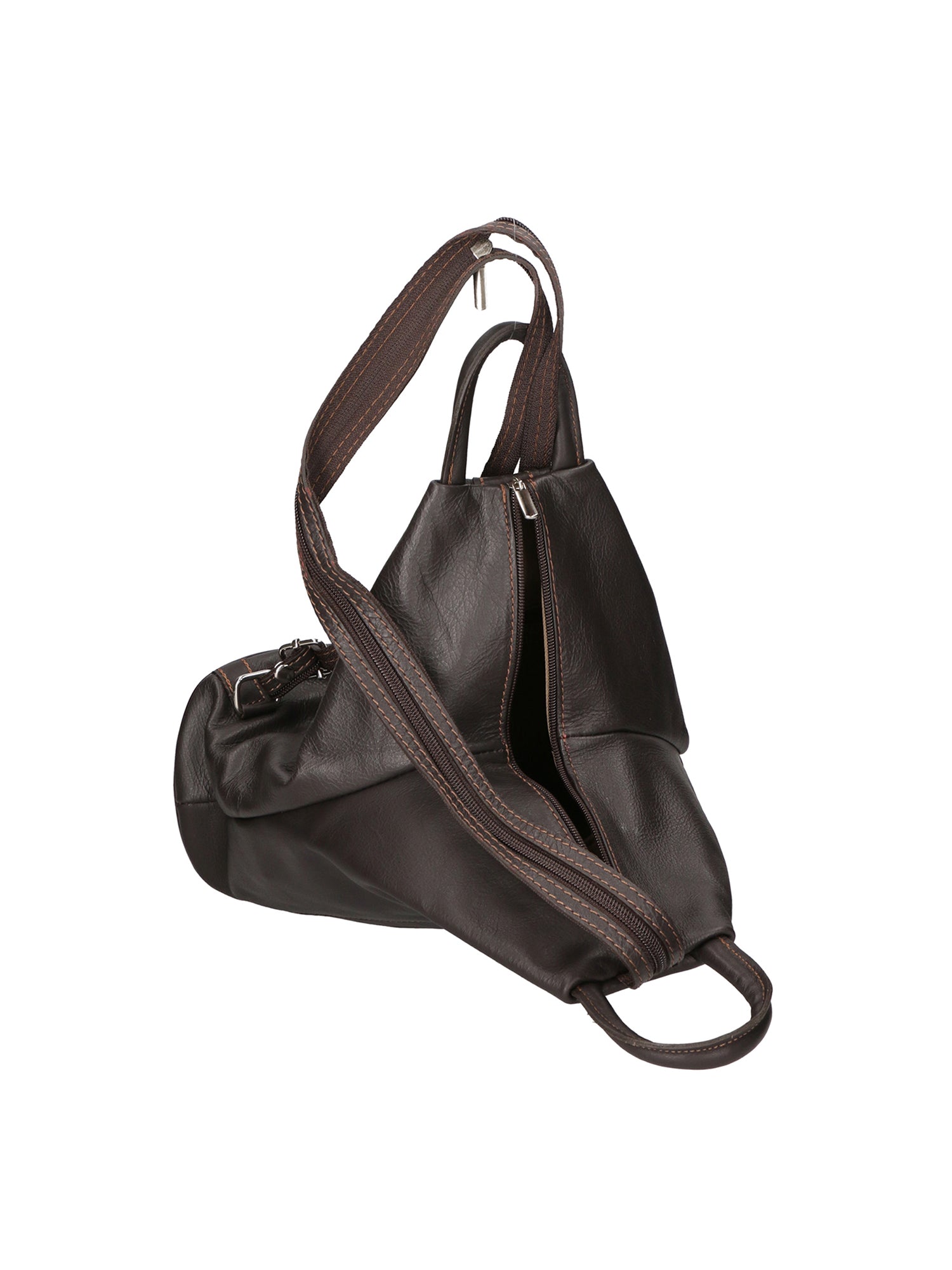Erika Zaino da donna in vera pelle Casual 80072-TMORO Chiara Ferretti
