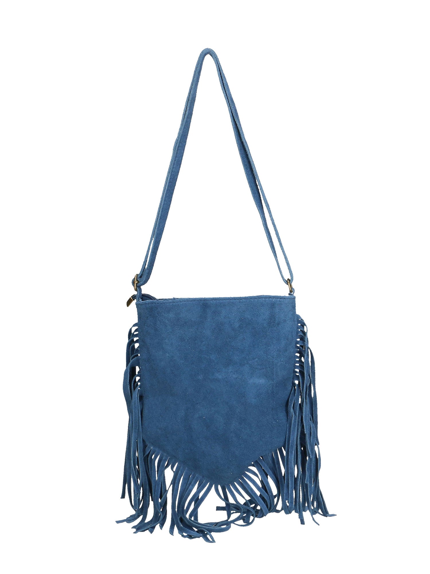 Solana Borsa a tracolla da donna Vera pelle 1518-BLU Chiara Ferretti