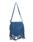 Solana Borsa a tracolla da donna Vera pelle 1518-BLU Chiara Ferretti