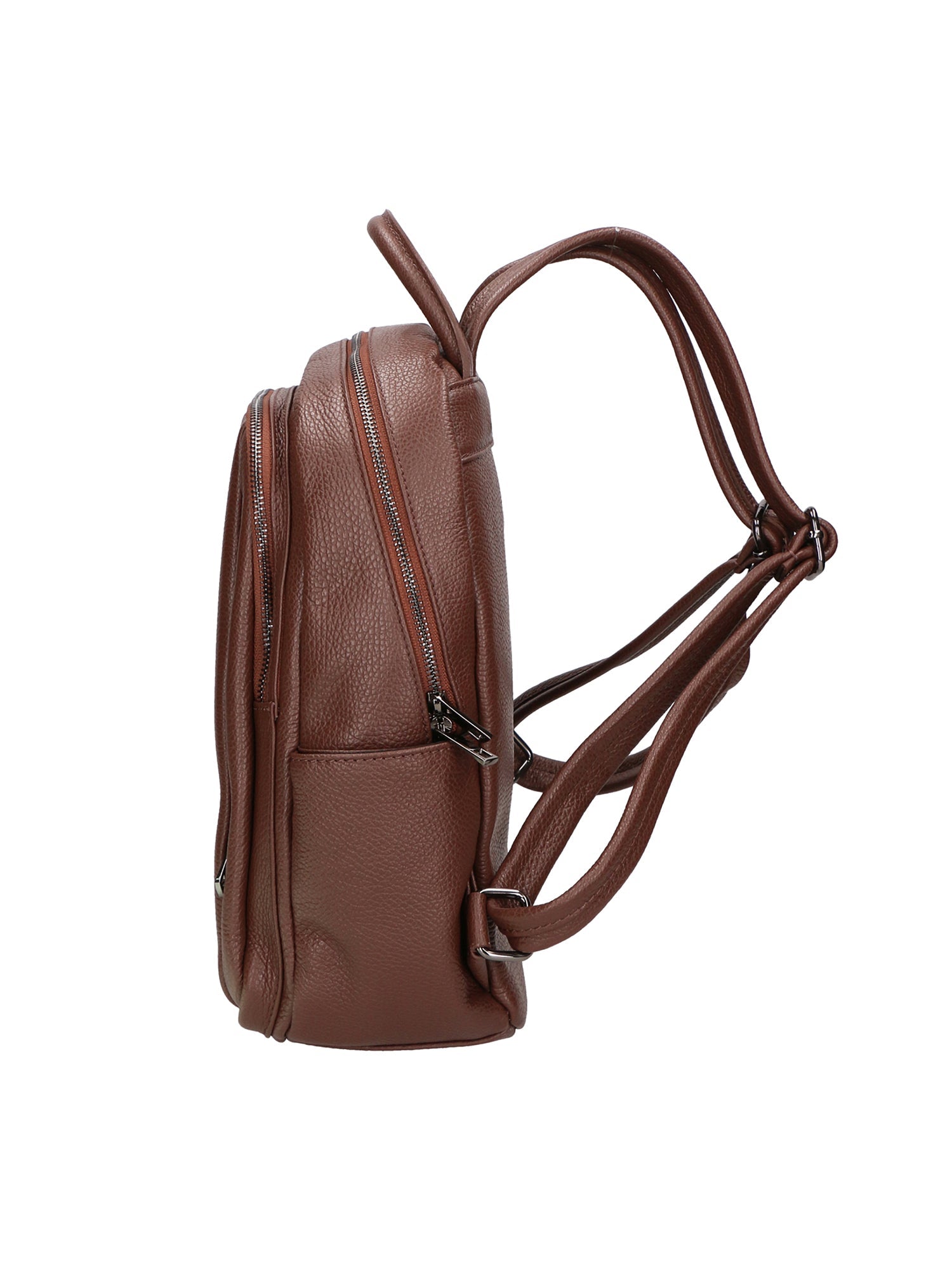 Vida 06522-D223 cioccolato Zaino da donna in vera pelle Chiara Ferretti