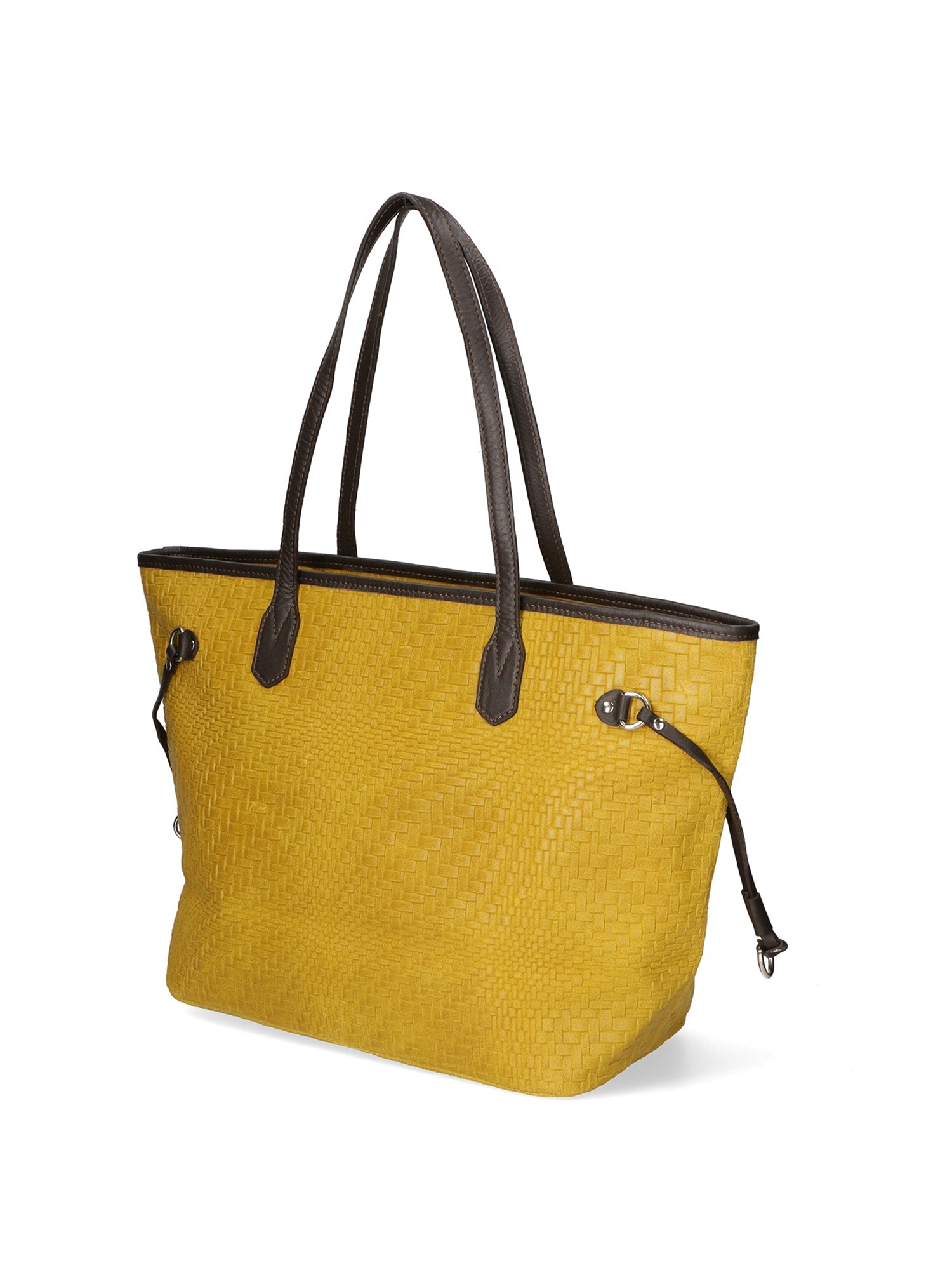 Emiliana Borsa a spalla da donna Vera pelle 80061-GIALLO Chiara Ferretti
