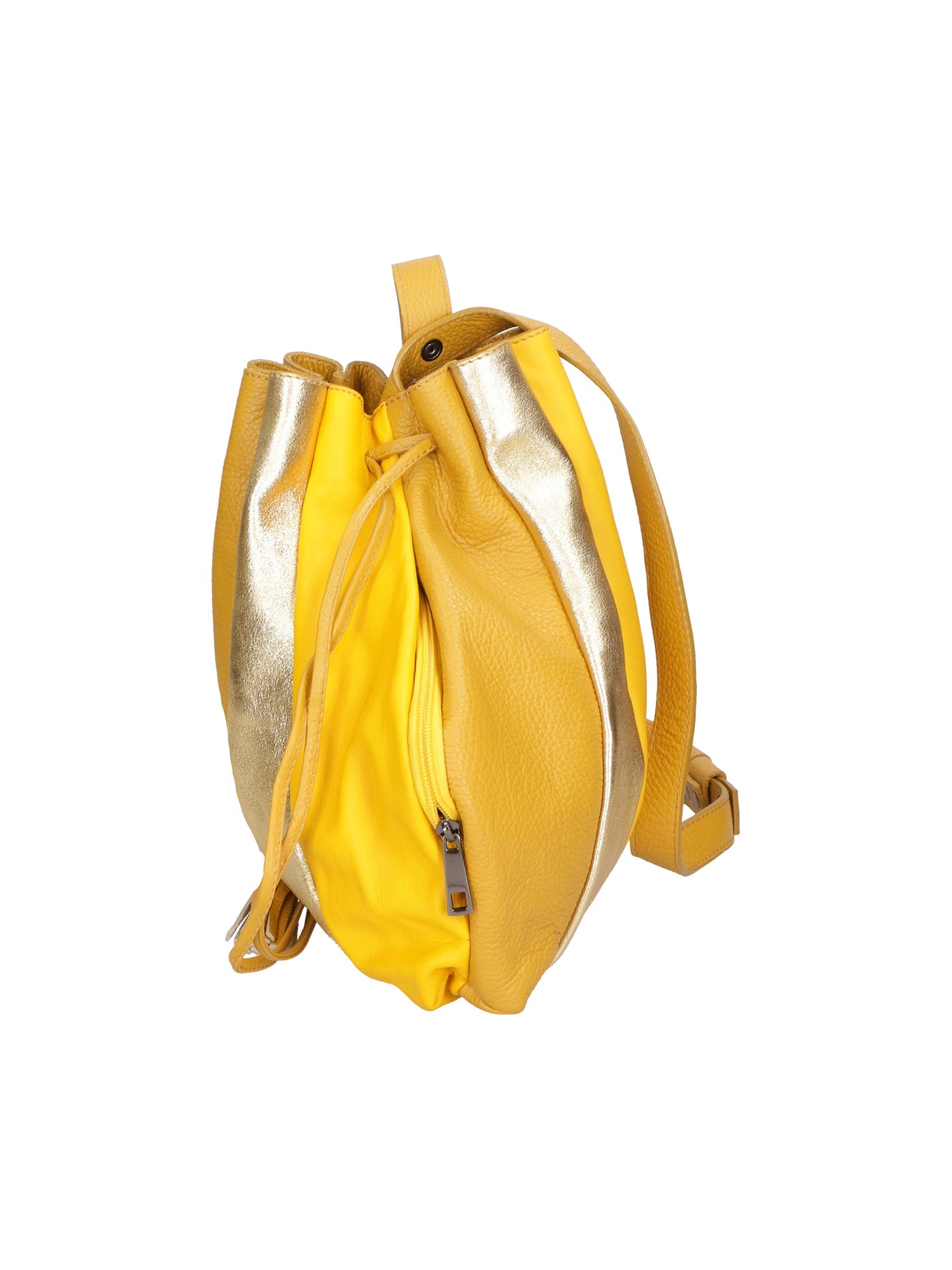 Nunzia Borsa a spalla da donna Vera pelle 576042-SENAPE Chiara Ferretti