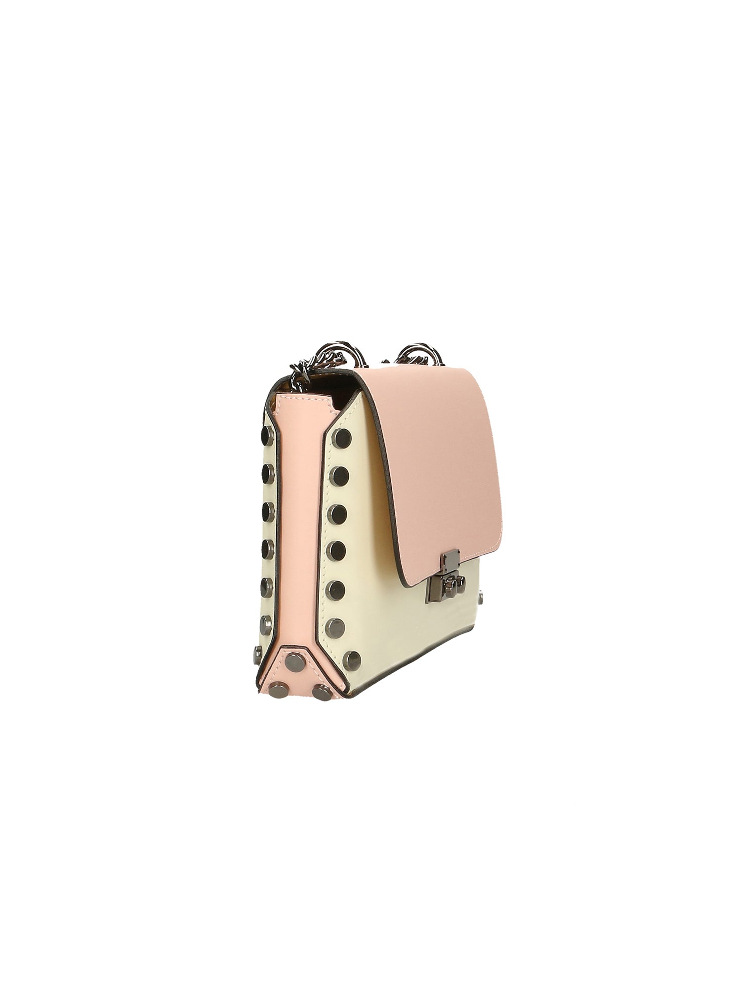 Vera pelle 8641-BEIGE+ROSA Borsa a tracolla da donna Evanthe Pro Chiara Ferretti