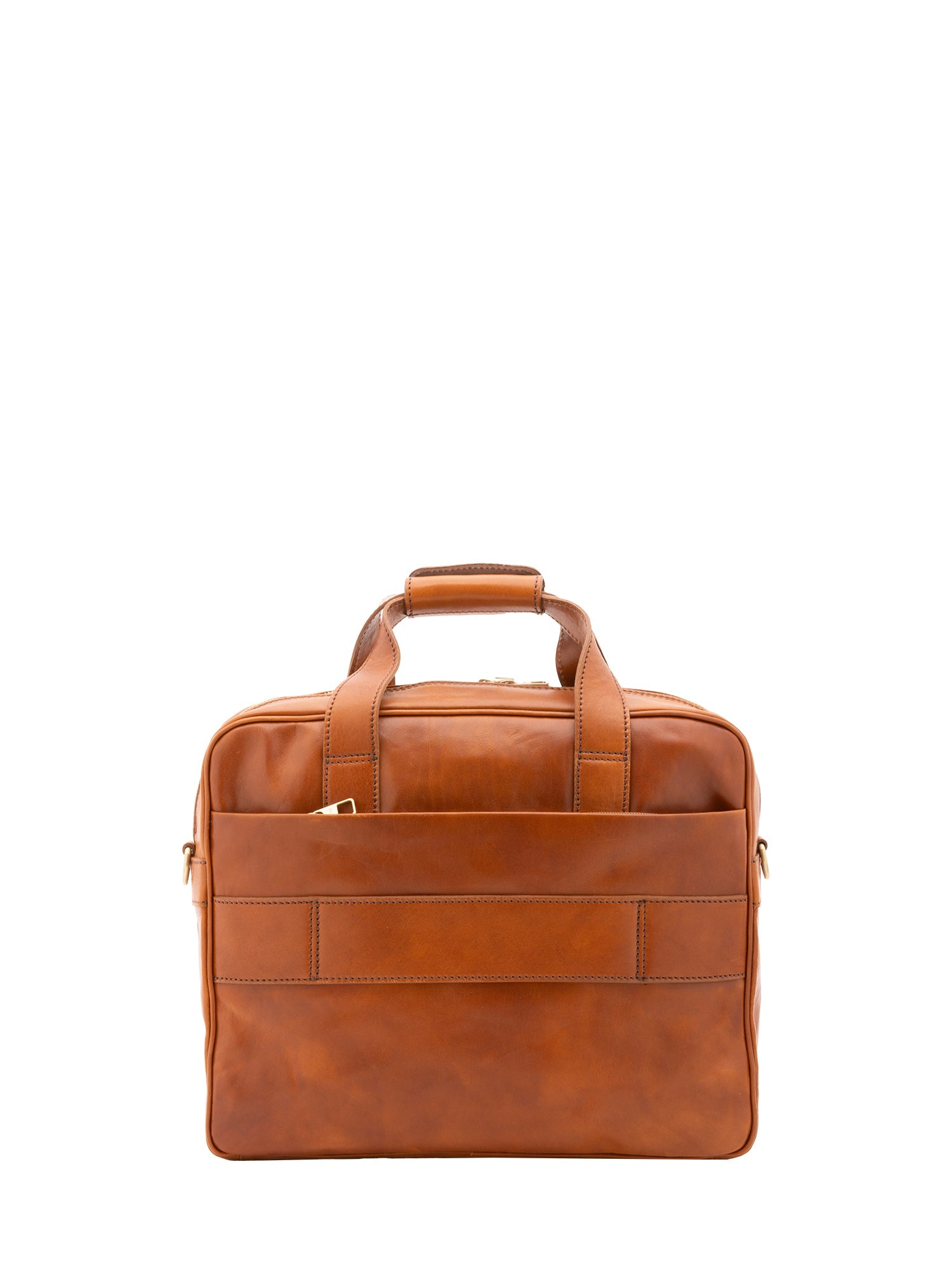 Borsa a mano unisex in vera pelle Made in Italy 4575-MIELE Alessia Firenze