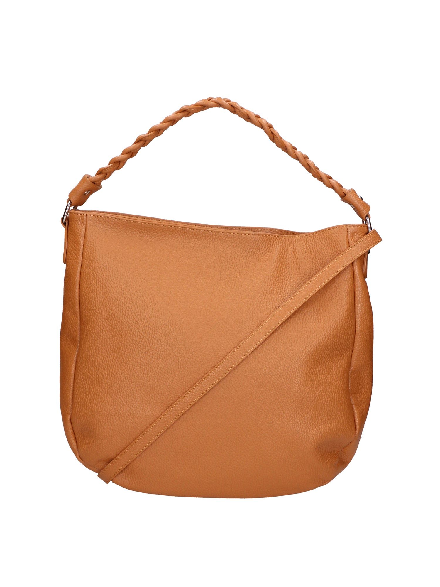 Gaia Borsa a spalla da donna Vera pelle 05897-C44 CUOIO Chiara Ferretti