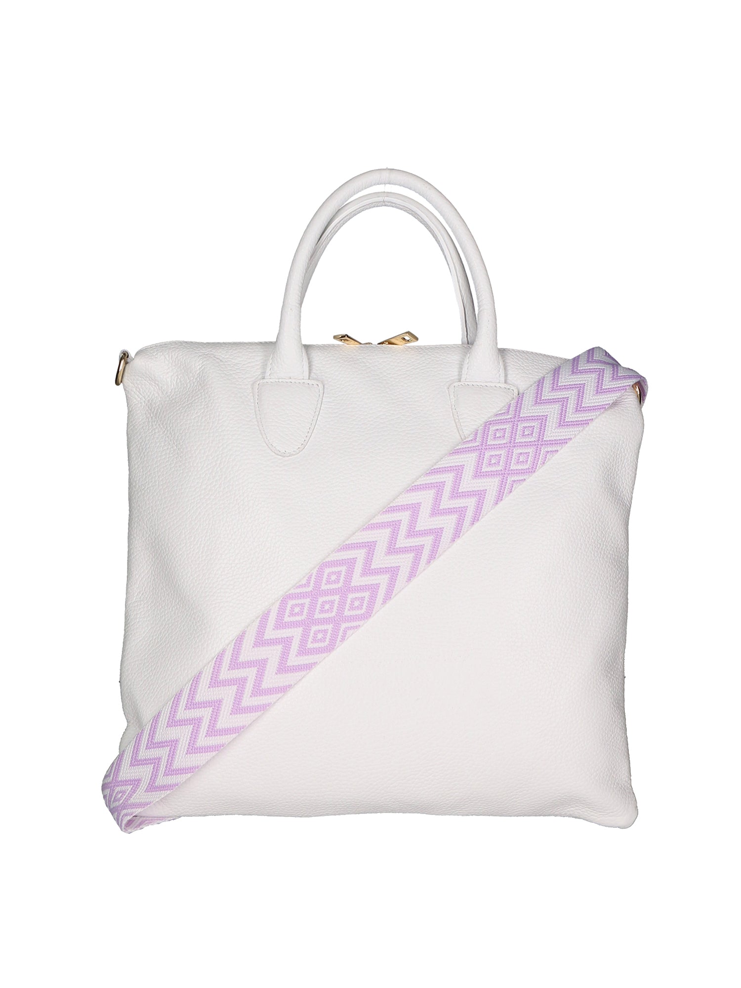Ginny Borsa a spalla da donna Vera pelle 05981-BIANCO WHITE Chiara Ferretti