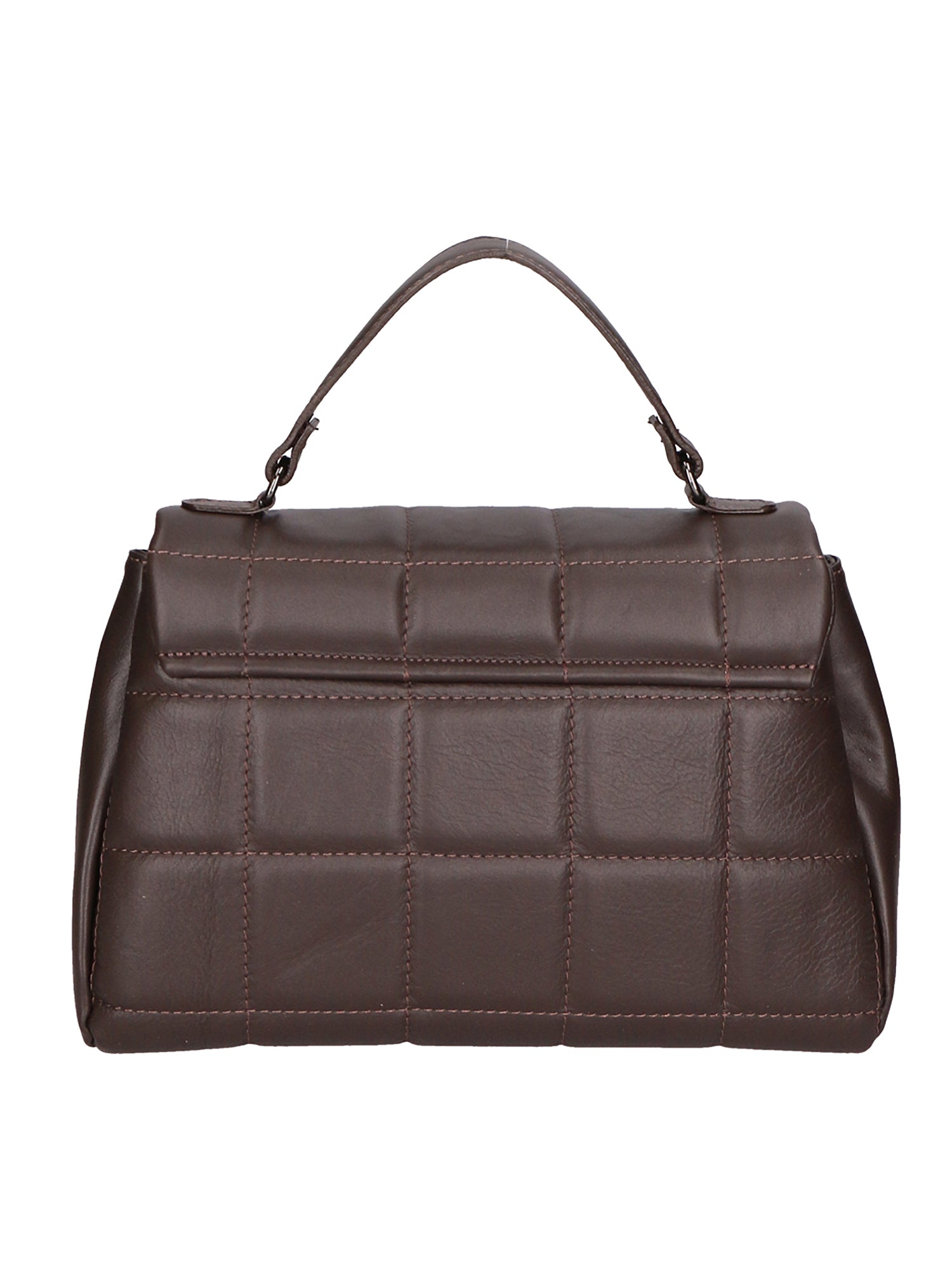 Viola Borsa a mano da donna Vera Pelle 06862-S23 TESTA DI MORO Chiara Ferretti