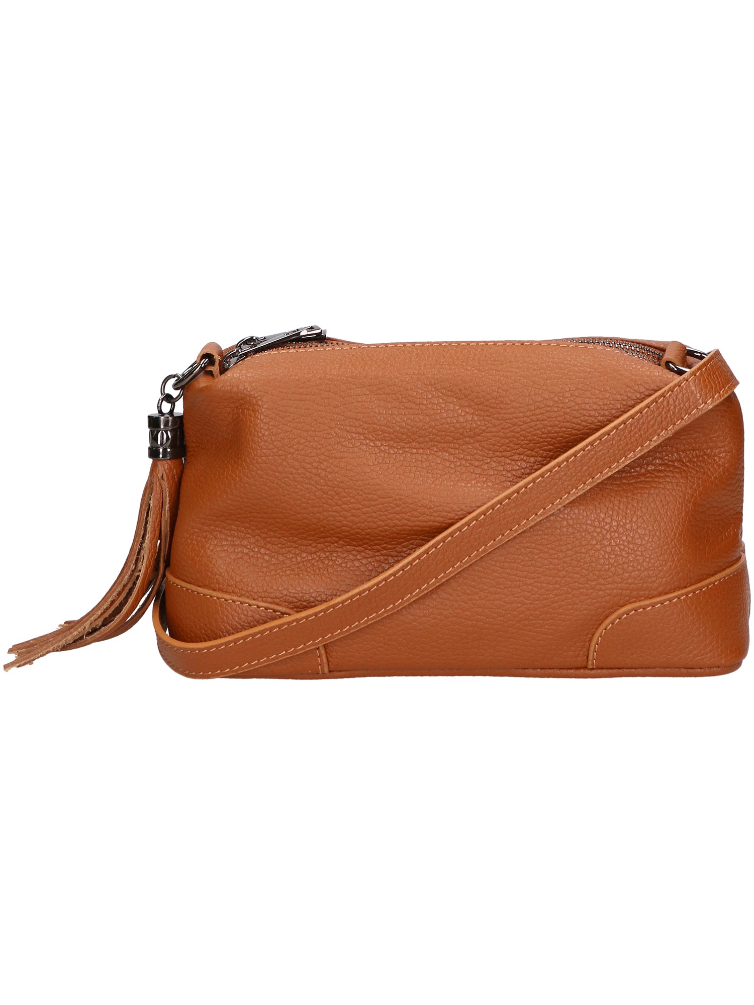 Lidia Borsa a mano da donna Vera pelle 06513-CUOIO SCURO Chiara Ferretti