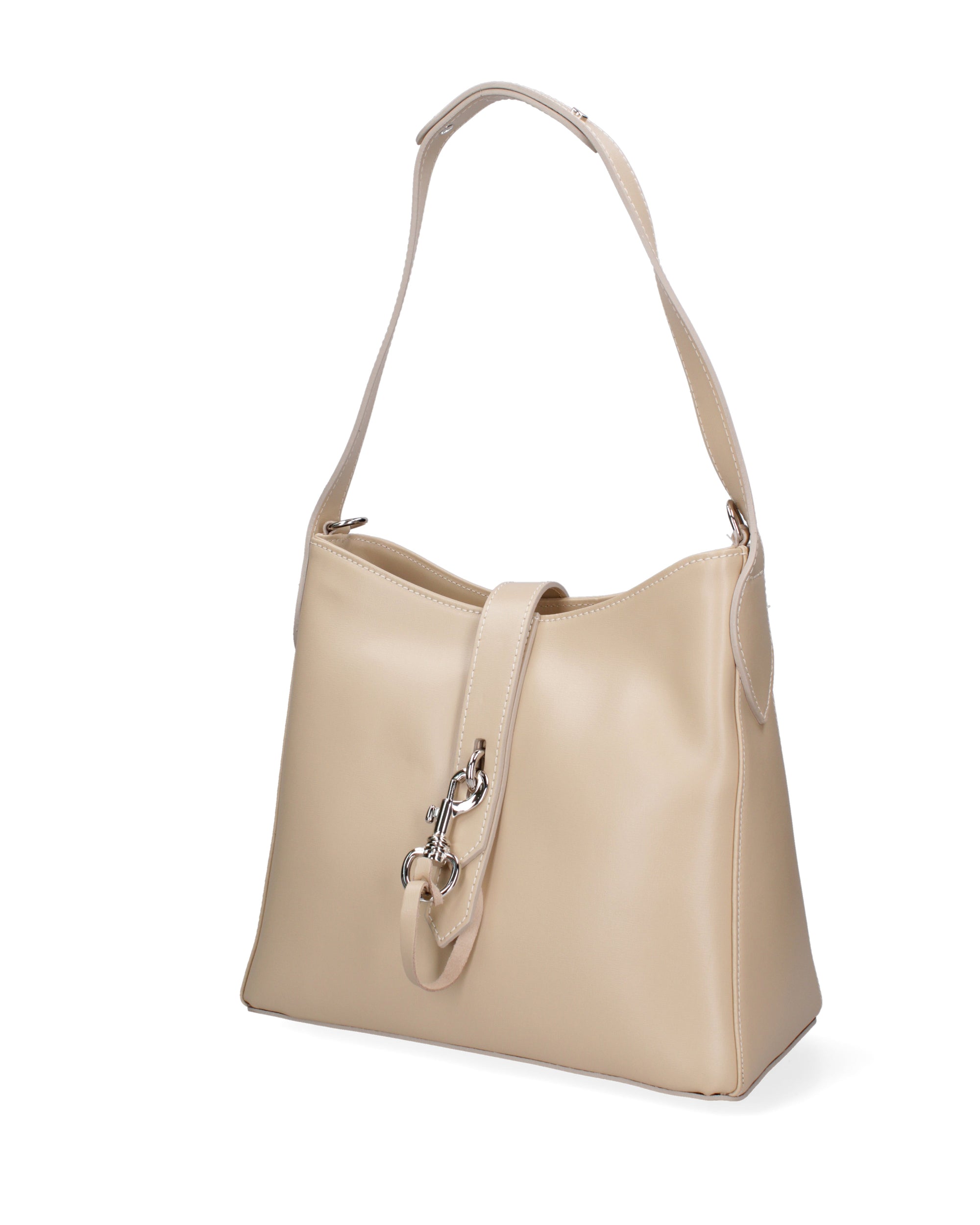 Lysane Borsa a spalla da donna Vera pelle 5917-B37 LATTE Chiara Ferretti