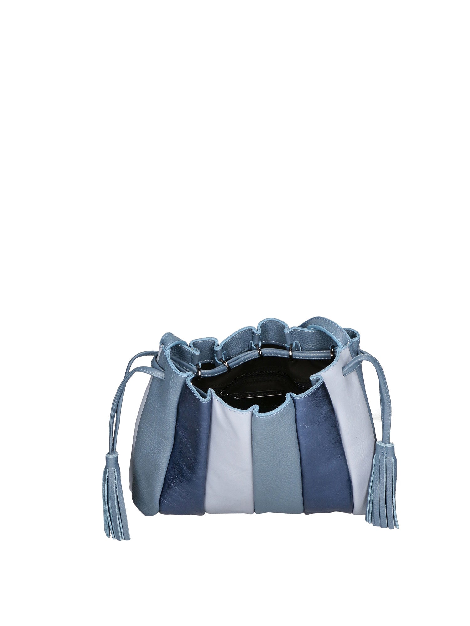 Norma Damen-Schultertasche aus echtem Leder, hergestellt in Italien, 21 x 25 x 4 cm