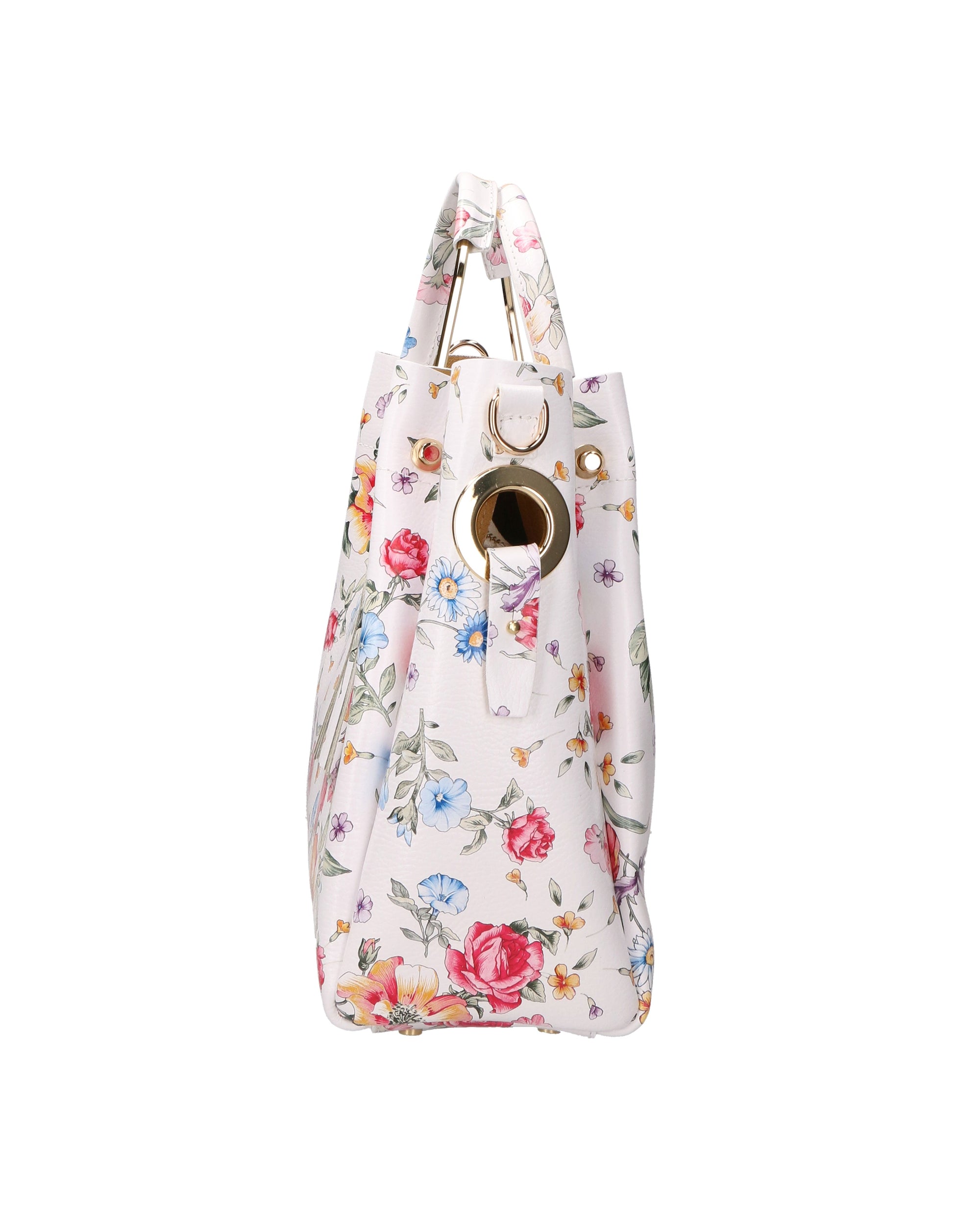 Zeffira Borsa a mano da donna 100% pelle 36003-FIORE-2 Chiara Ferretti