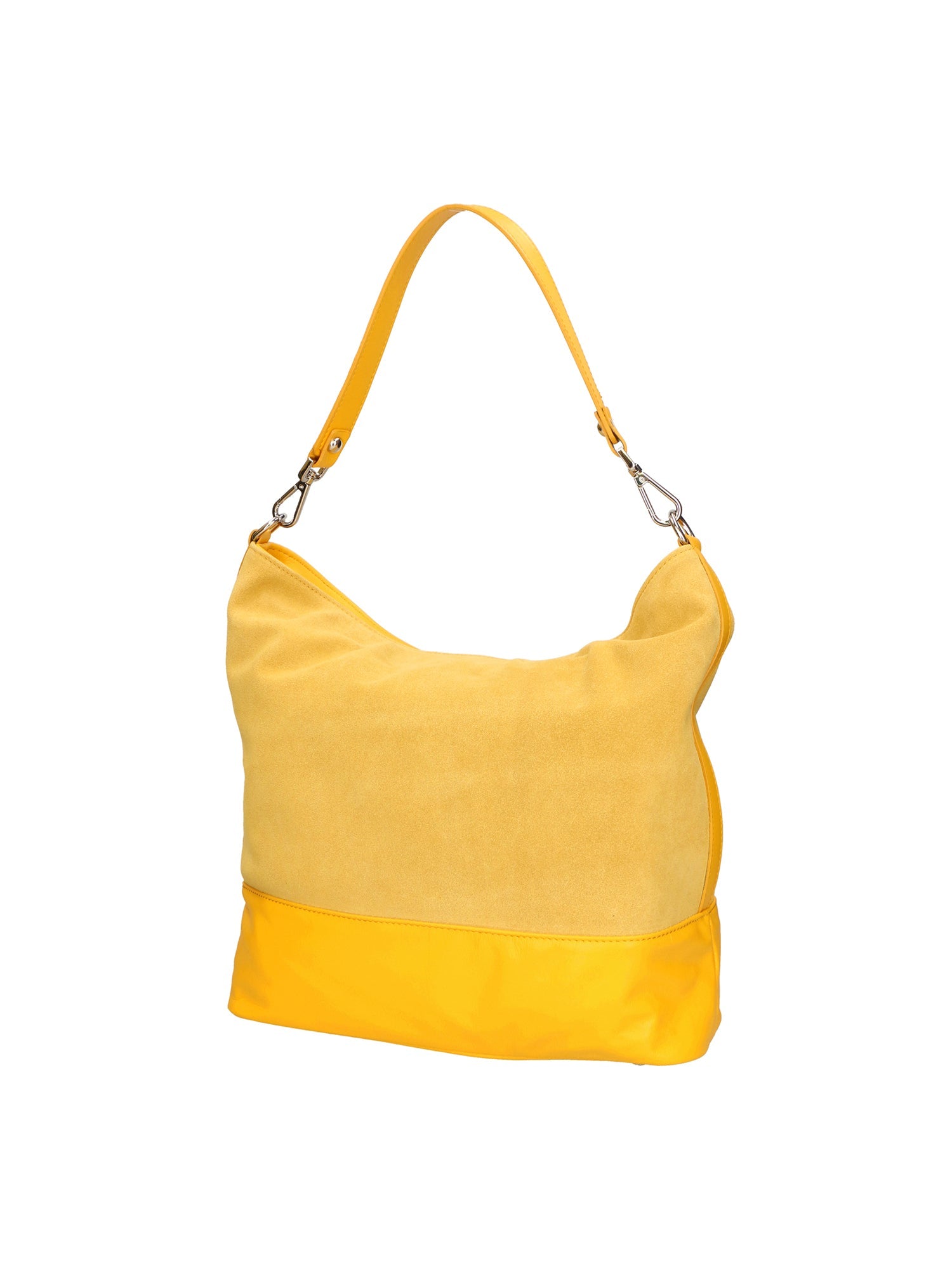 Graziana Borsa a spalla da donna Vera pelle 05960-51 GIALLO 04 GIALLO Chiara Ferretti