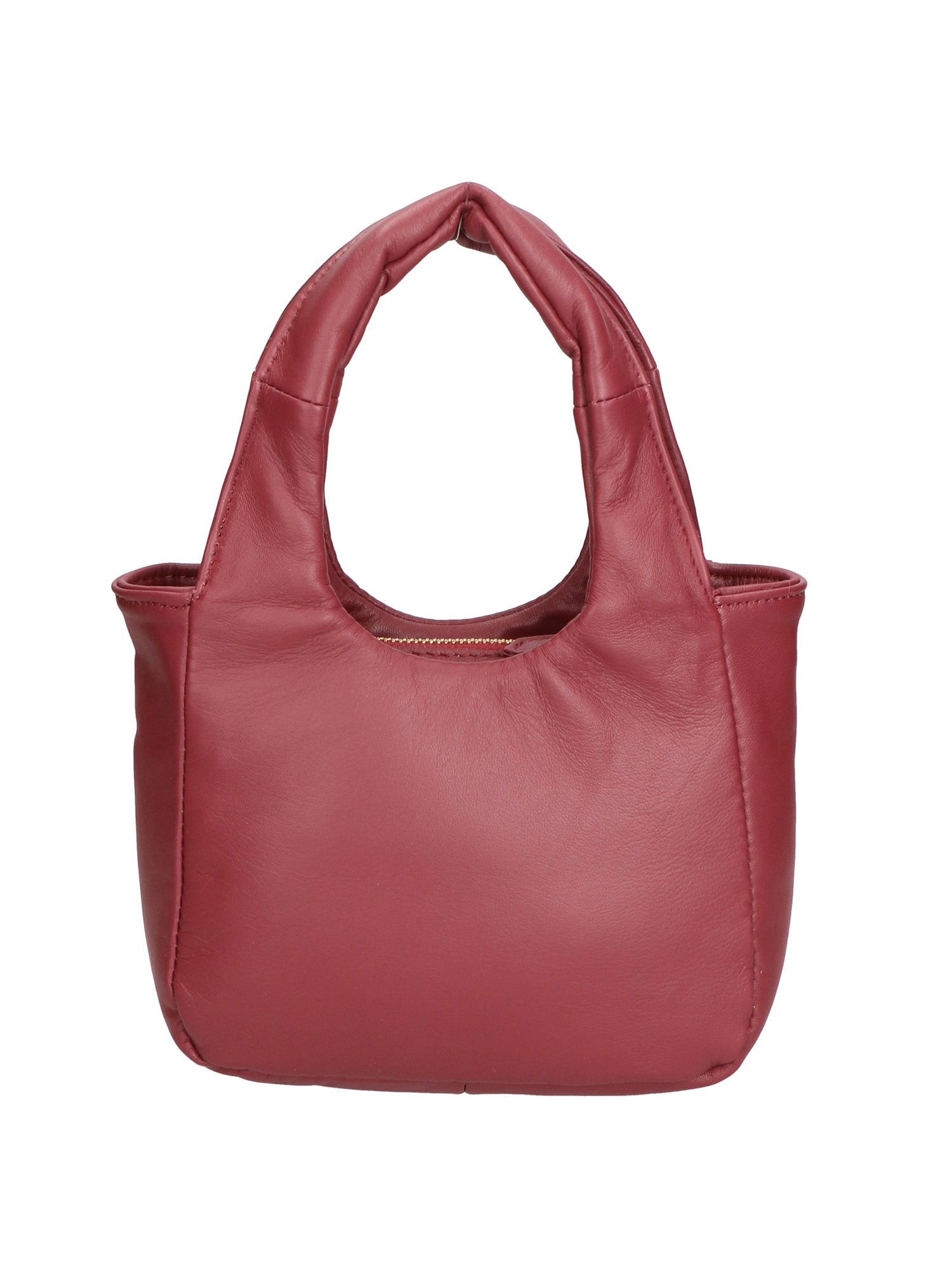 Virna Damenhandtasche aus echtem Leder, hergestellt in Italien, 17 x 24 x 8 cm