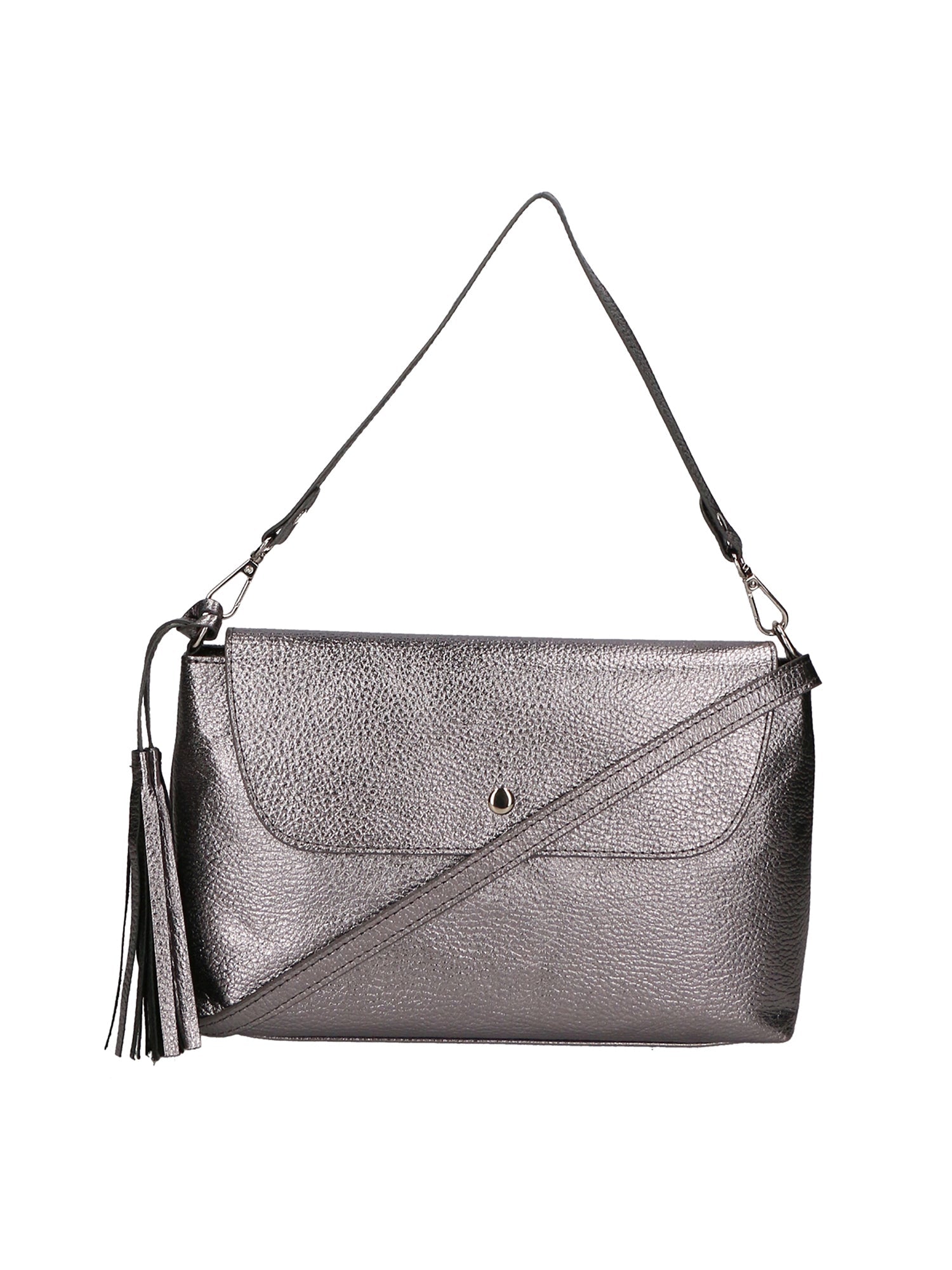 Pochette da Donna Giordana in Vera Pelle Made in Italy 10x28x6 cm
