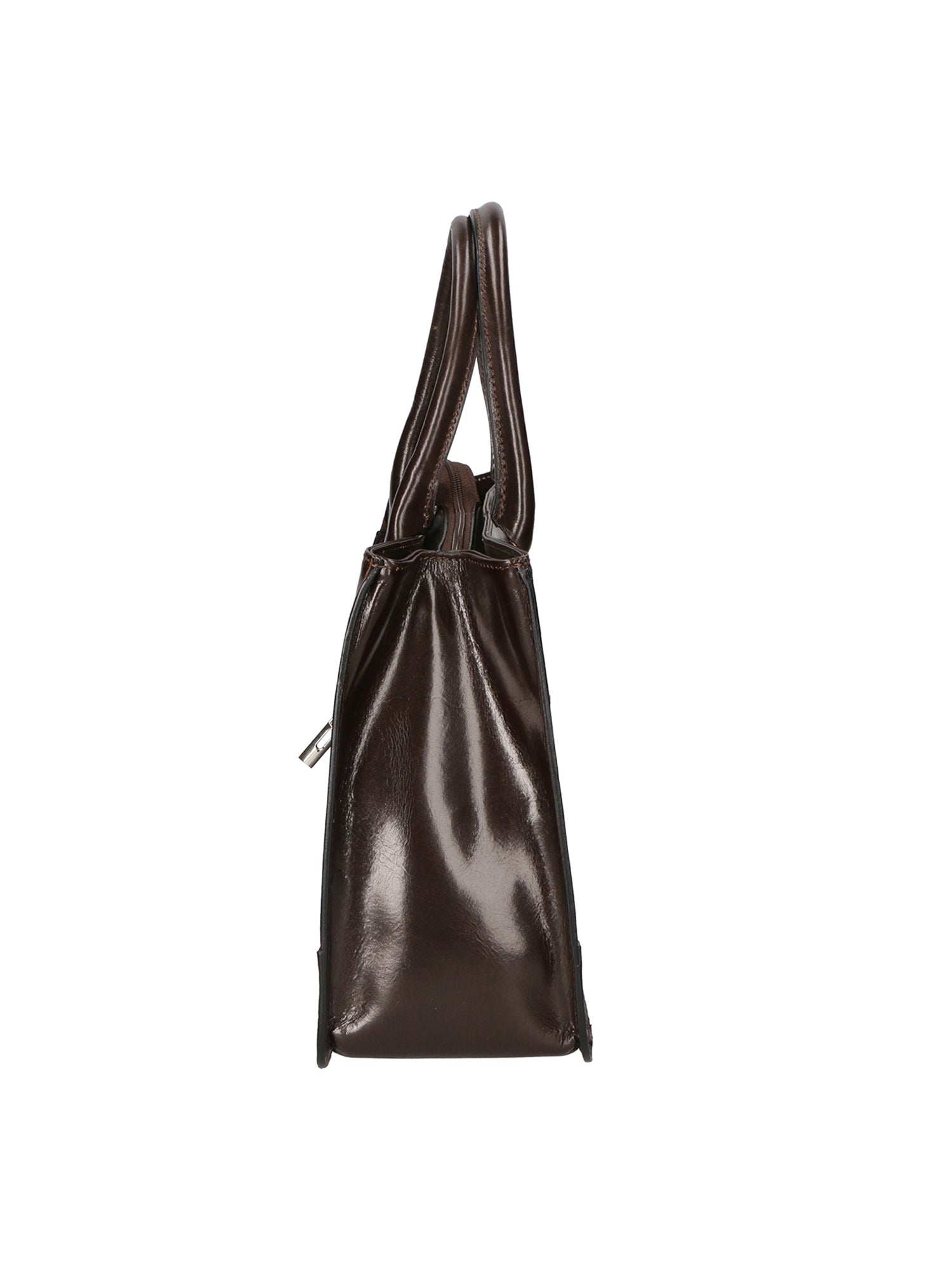Fiorenza Borsa a mano da donna Vera pelle 9113-TMORO DARK BROWN Chiara Ferretti