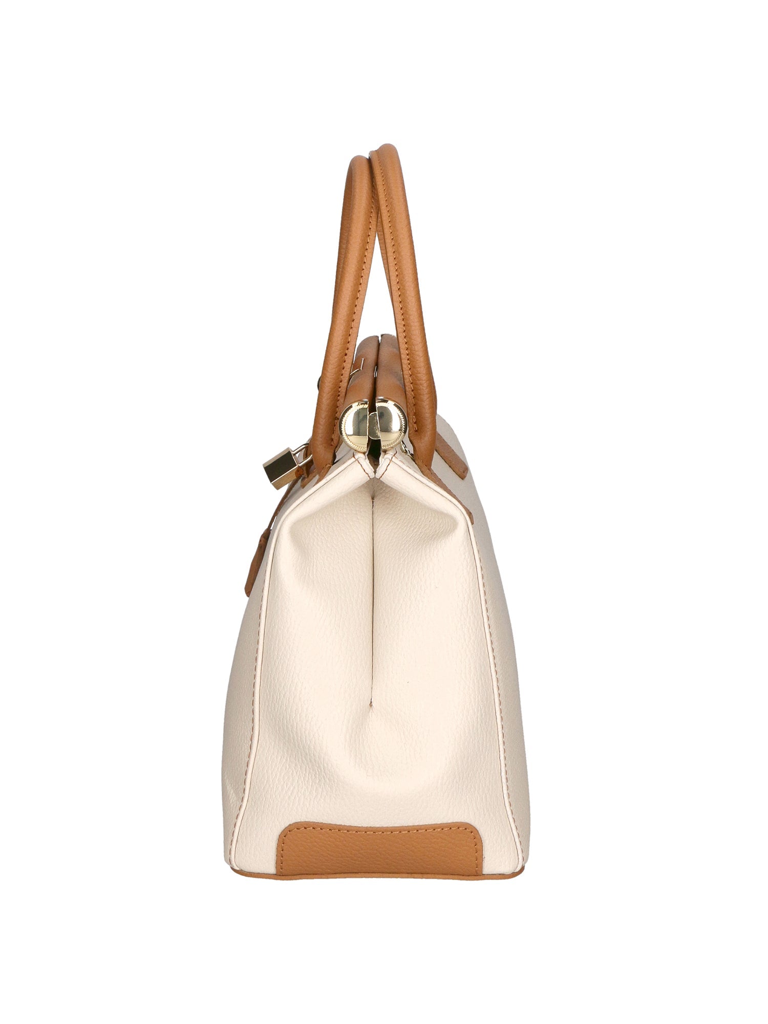 Aleria Borsa a mano da donna Vera pelle 8005-D37 LATTE D44 CUOIO Chiara Ferretti