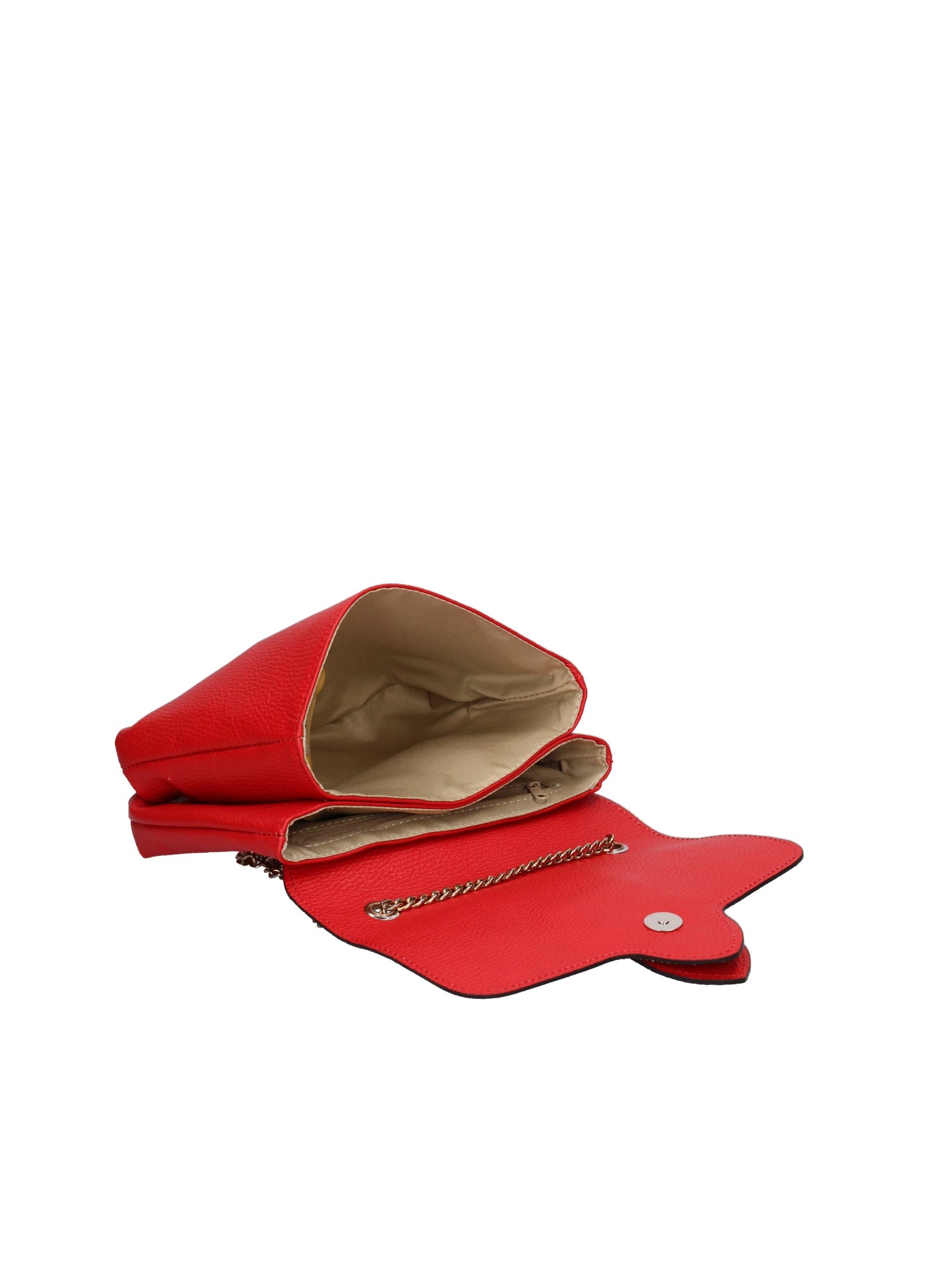 Caelia Borsa a tracolla da donna Vera pelle 194942-ROSSO+ROSSO Chiara Ferretti