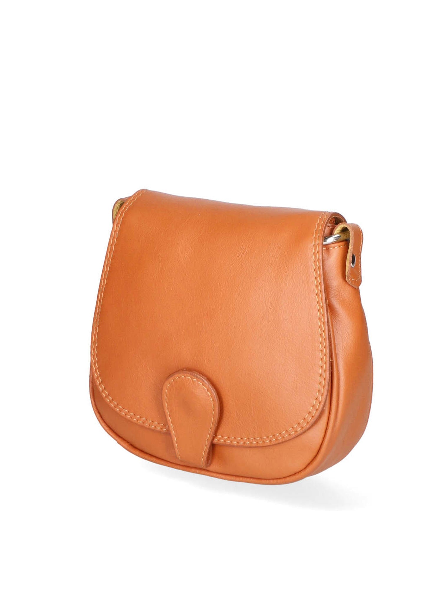 Bianca Borsa a tracolla da donna Vera pelle 10016 1020-S17 CUOIO SCURO Chiara Ferretti