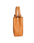 Helga Borsa a mano da donna 100% pelle 06106-D44 CUOIO COGNAC Chiara Ferretti