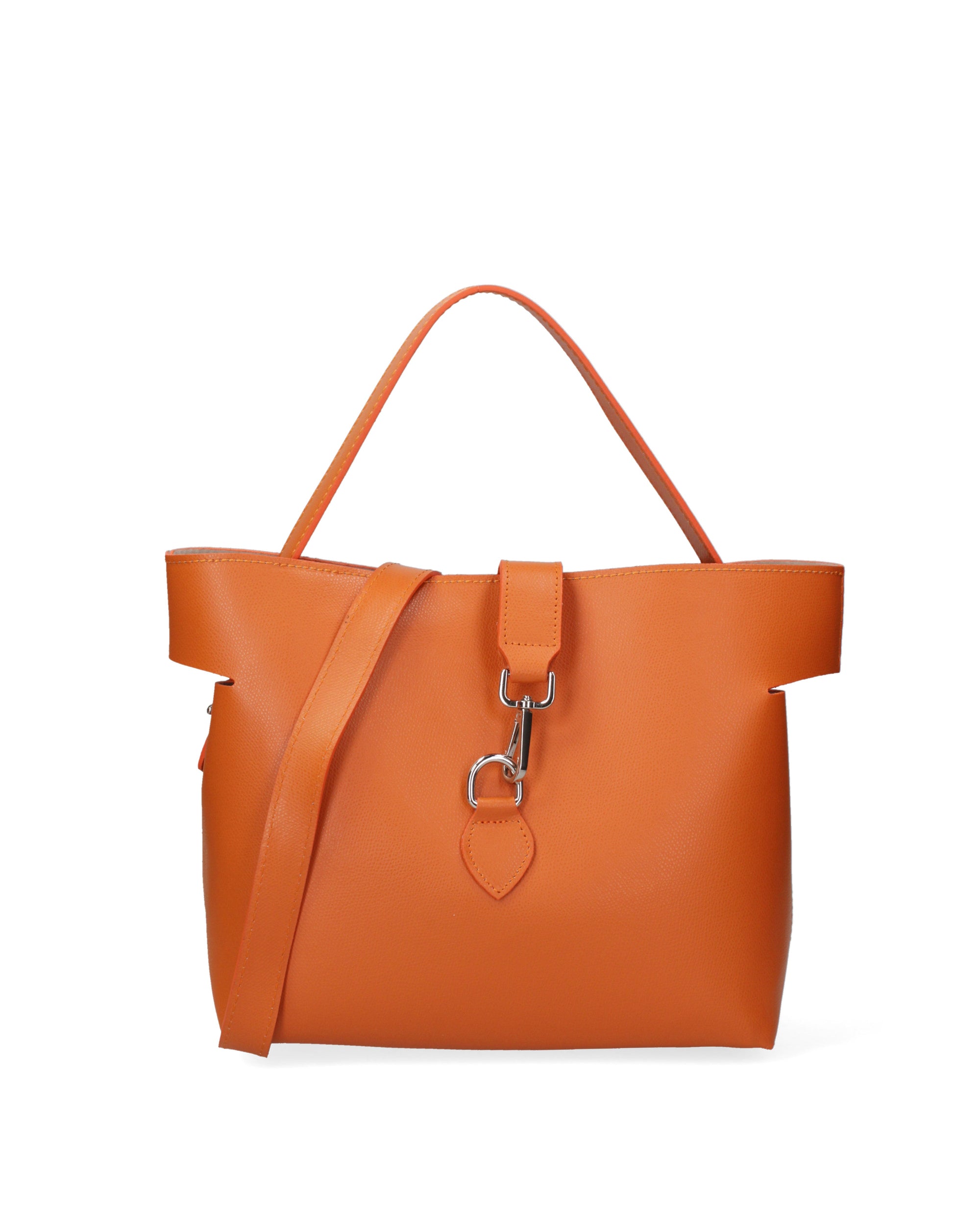 Liviana Borsa a mano da donna Vera pelle 07379-PL29 ARANCIO Chiara Ferretti