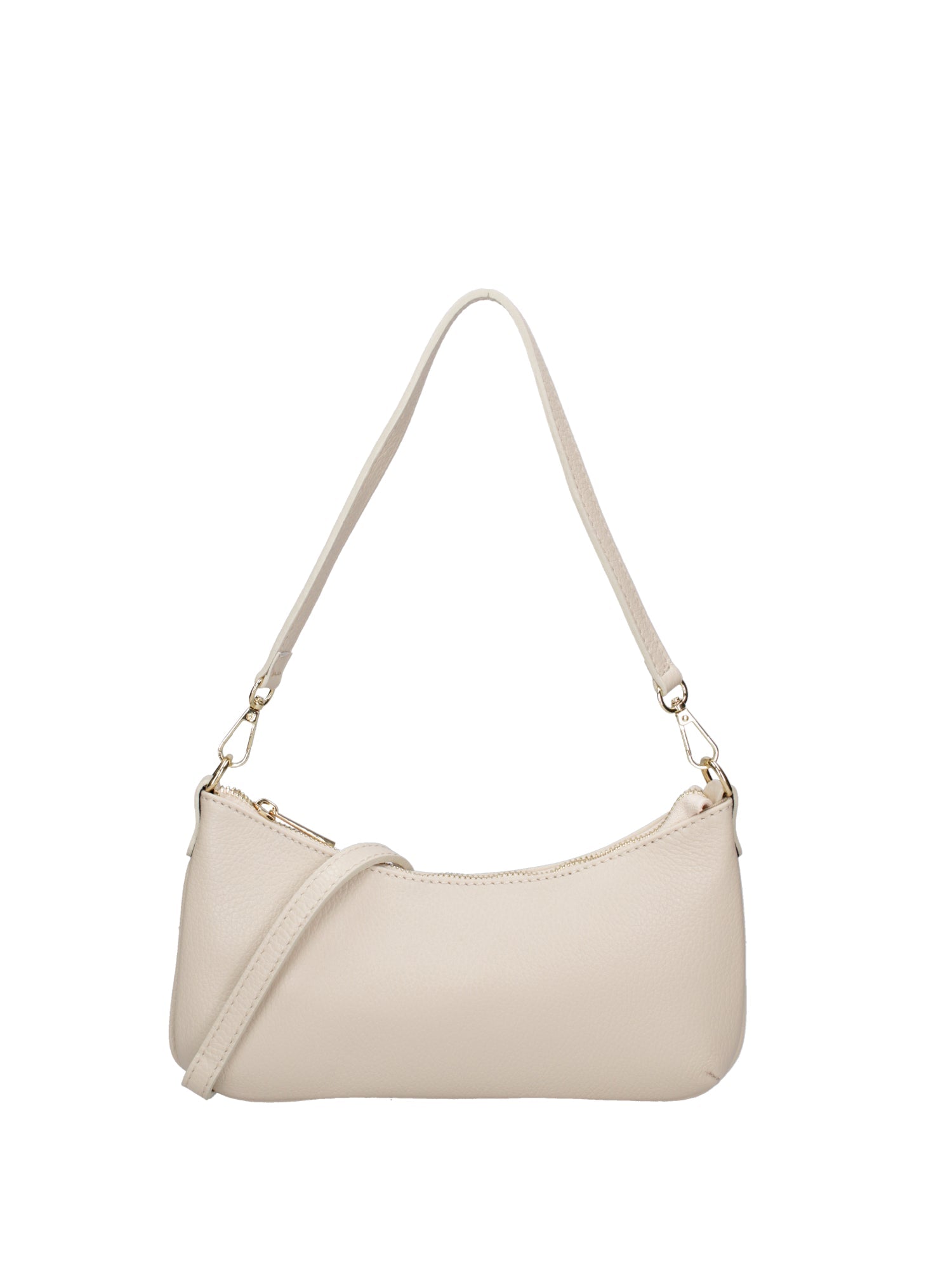 Borsa a spalla da donna In Vera pelle Made in Italy 27x14x3 cm