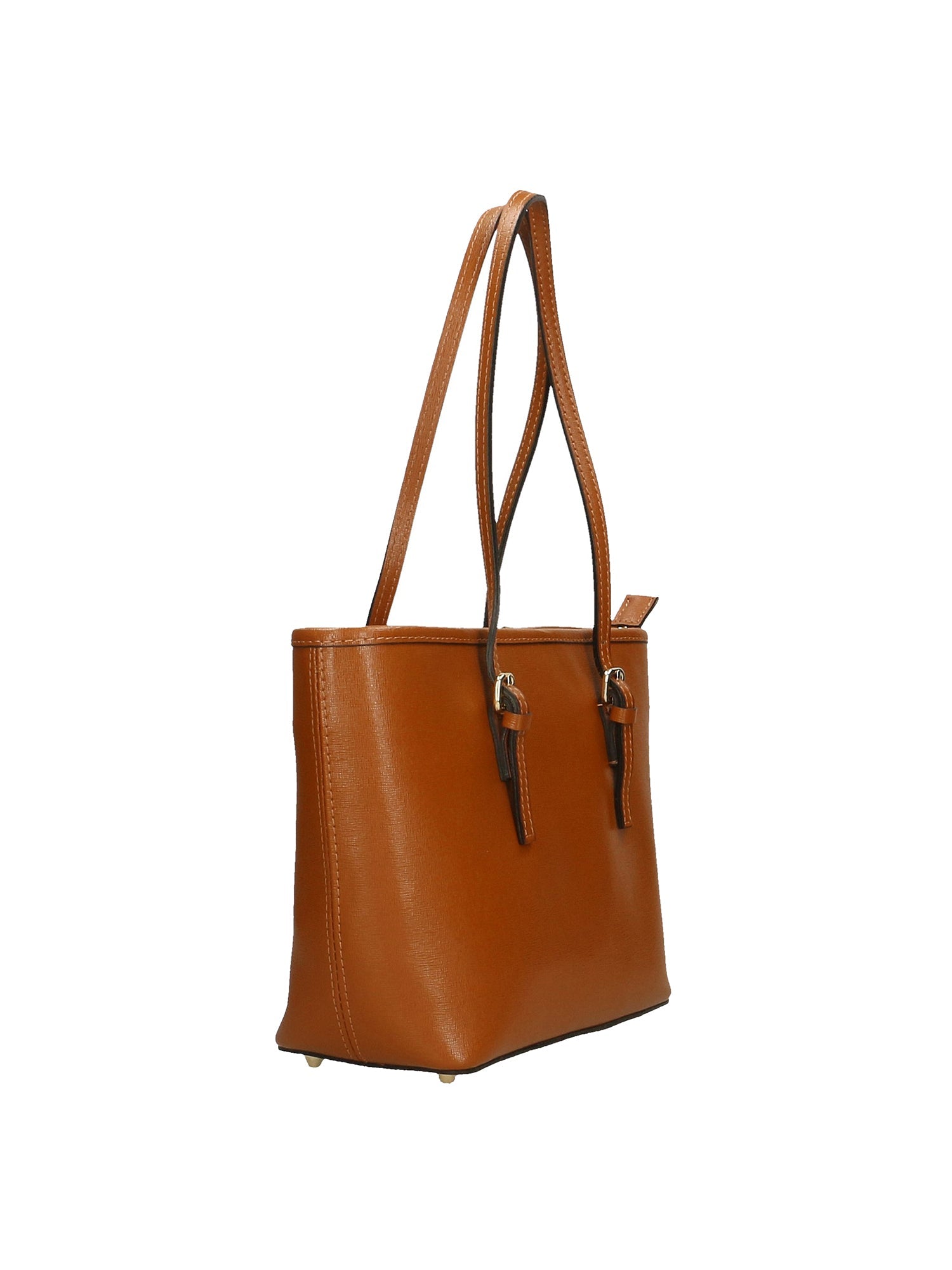 Chantal Borsa a spalla da donna Vera pelle 3303-SF17 CUOIO SCURO DARK COGNAC Chiara Ferretti