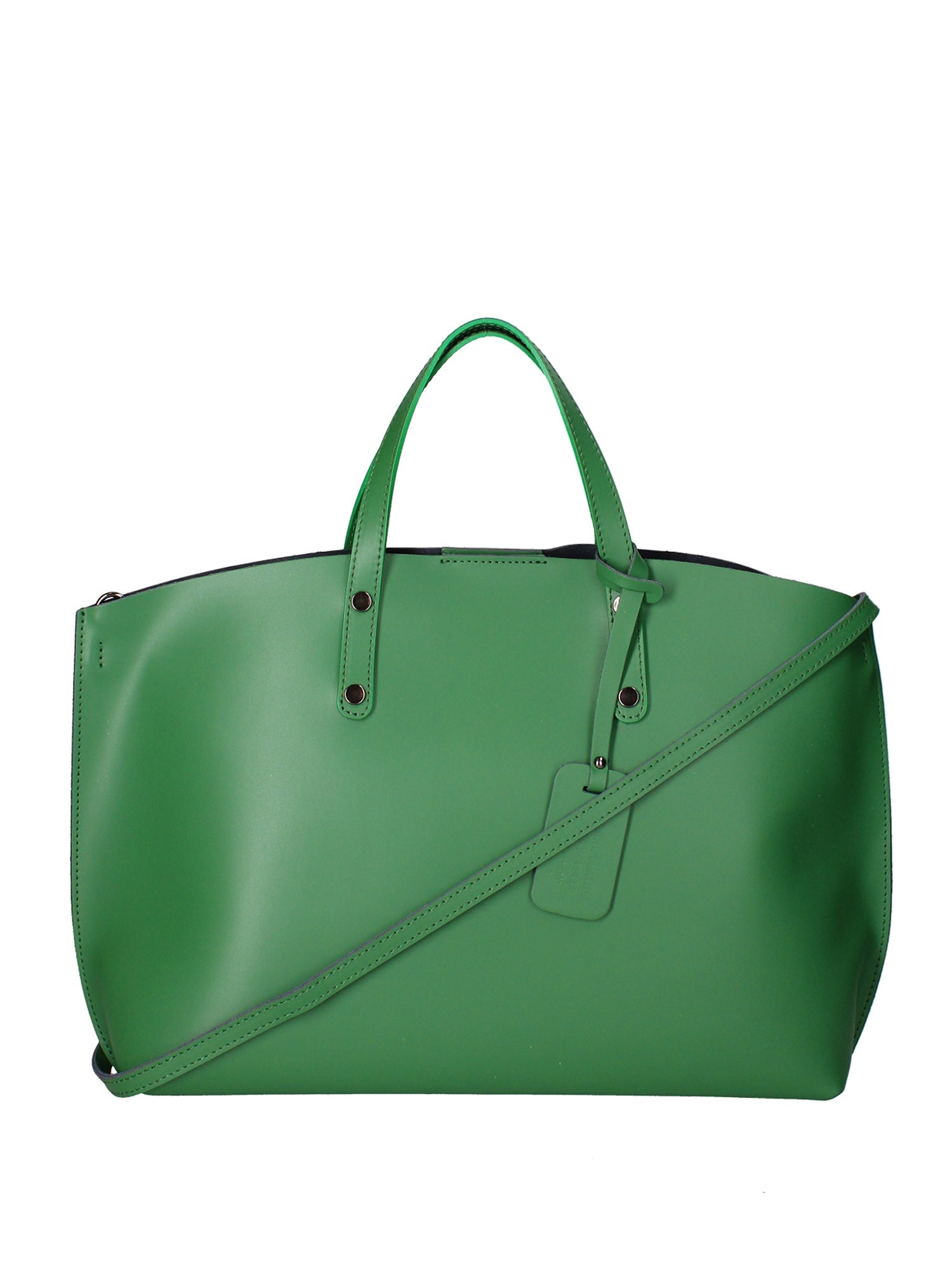 Borsa a spalla da donna In Vera pelle Made in Italy 48x31x11 cm