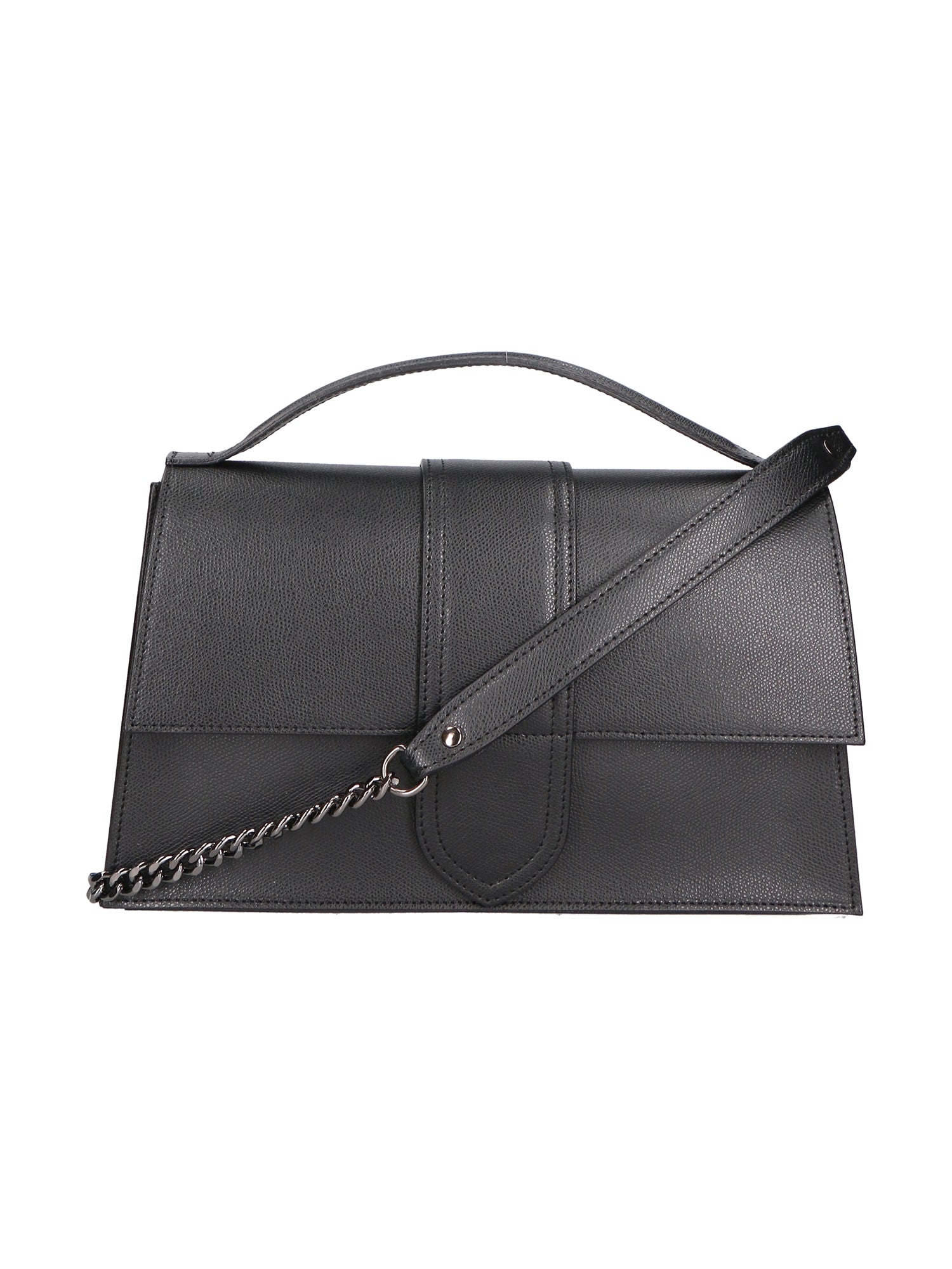 Lina Borsa a mano da donna Vera pelle 06517-NERO Chiara Ferretti