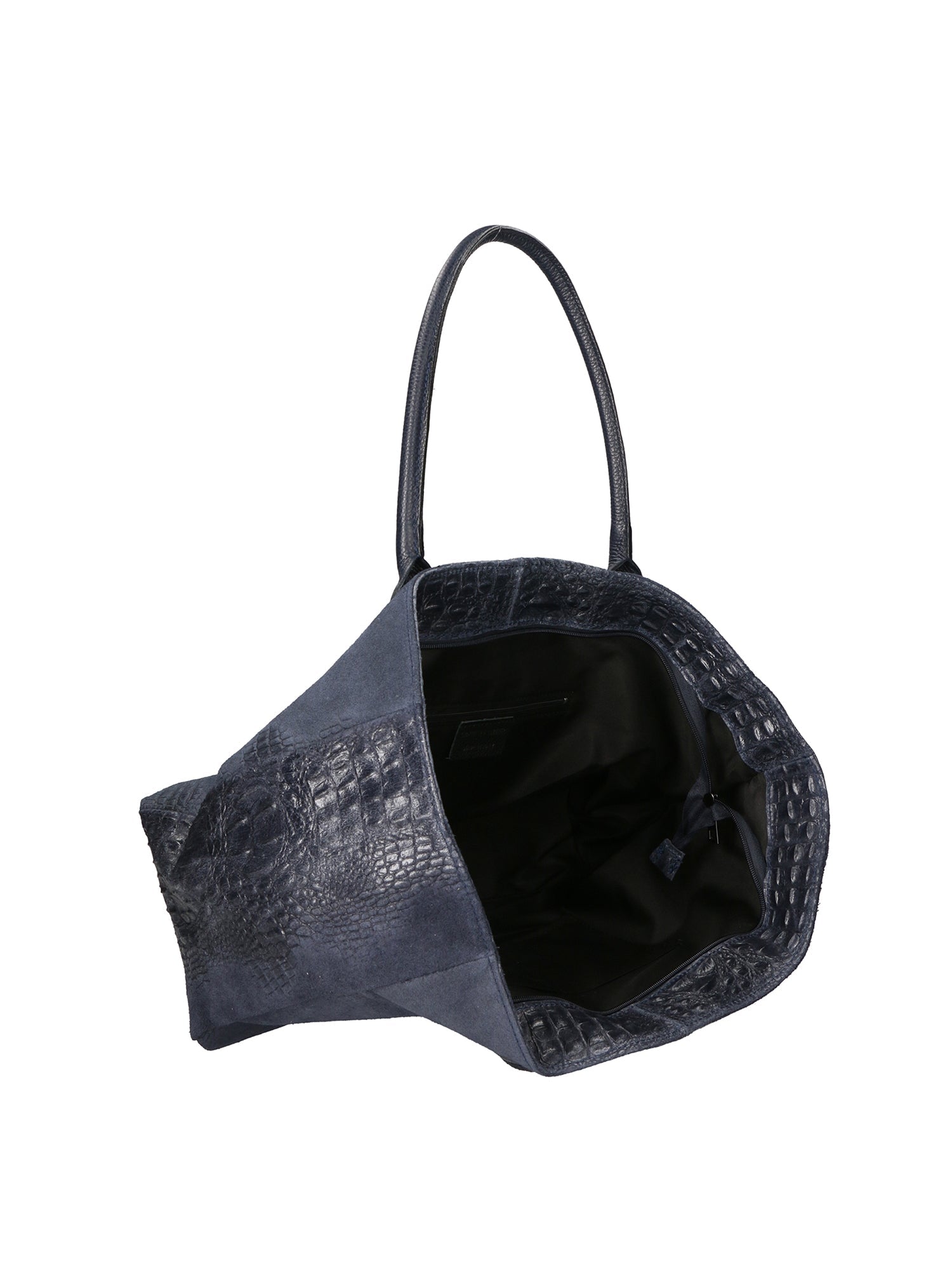 Dorothea Borsa Shopper da donna Vera pelle 80042-012 BLU JEANS Chiara Ferretti