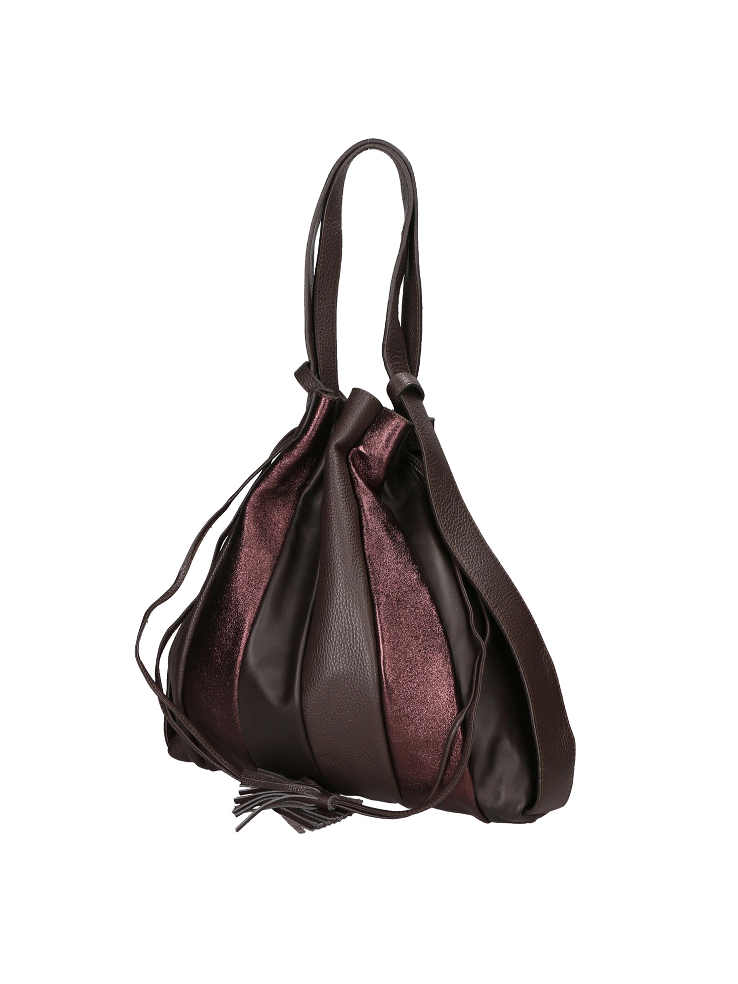 Oceania Borsa a spalla da donna Vera pelle 580041-T.MORO DARK BROWN Chiara Ferretti