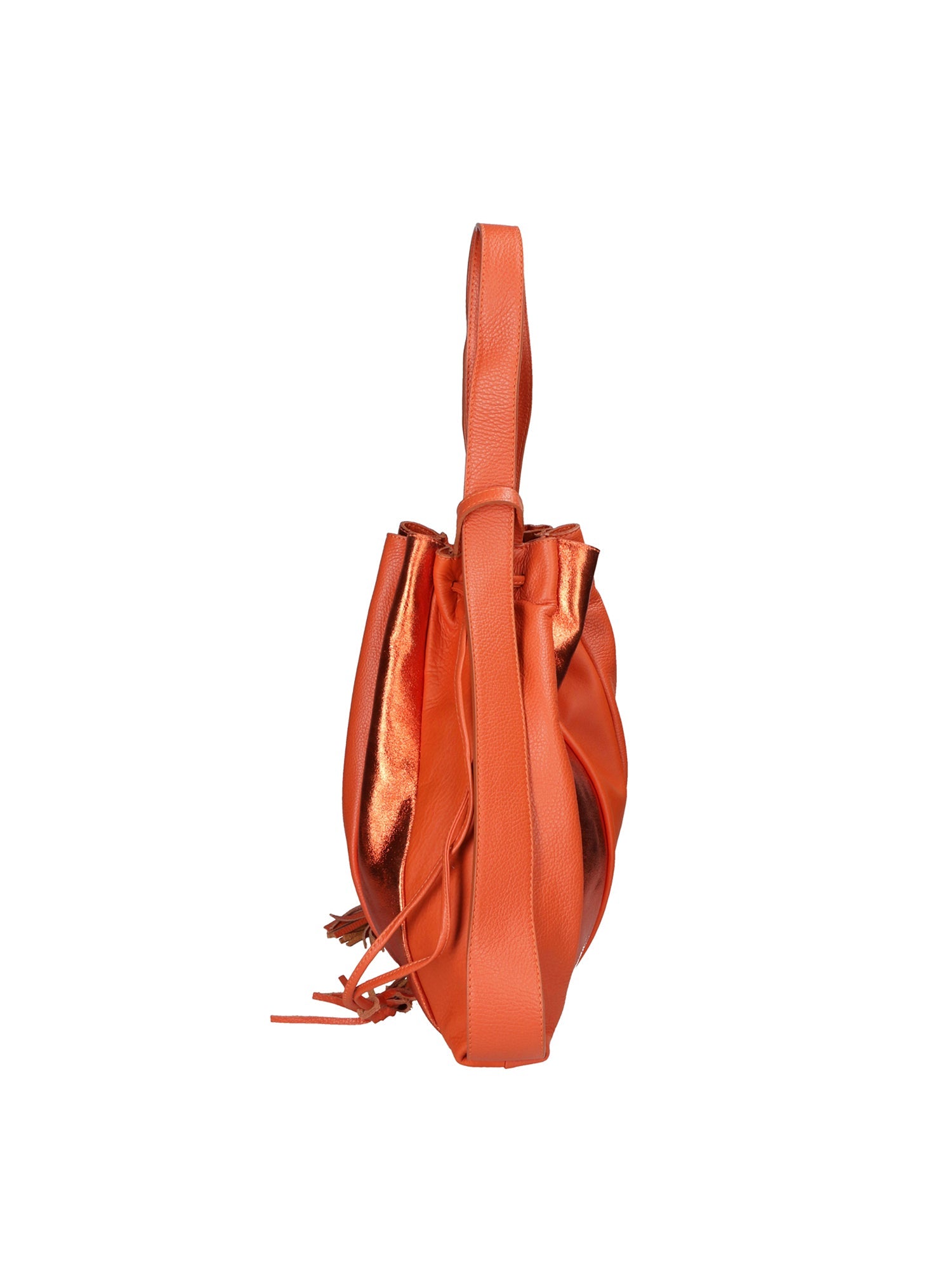 Oceania Borsa a spalla da donna Vera pelle 580041-ARANCIO ORANGE Chiara Ferretti
