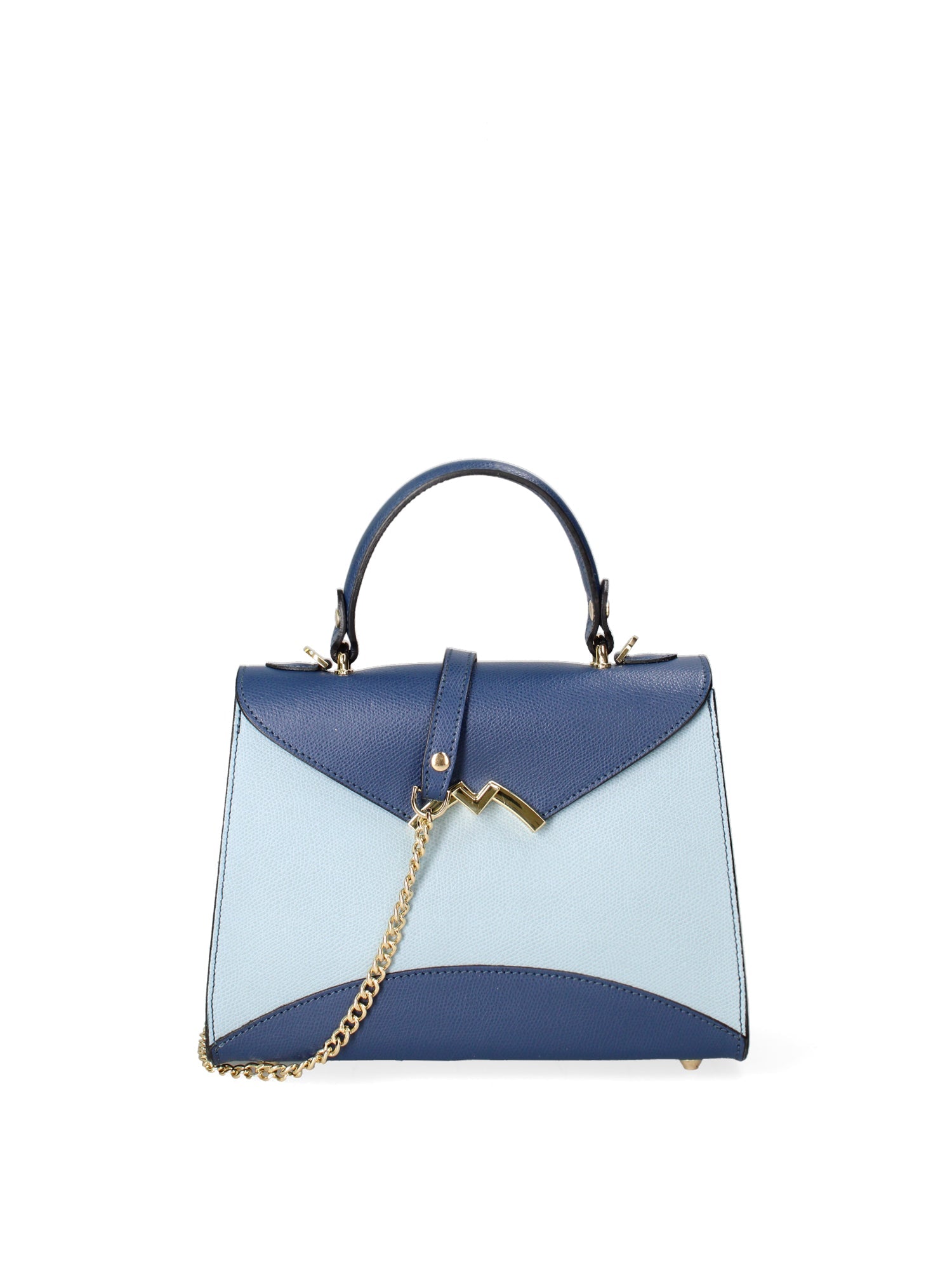 Auriga Chic Borsa a mano da donna Vera pelle 8924-CIELO+BLU Chiara Ferretti