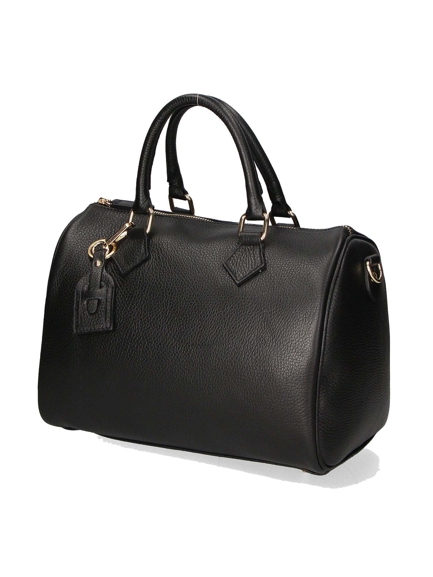 Aralia Borsa a bauletto da donna 100% pelle 5176-D28 NERO BLACK Chiara Ferretti