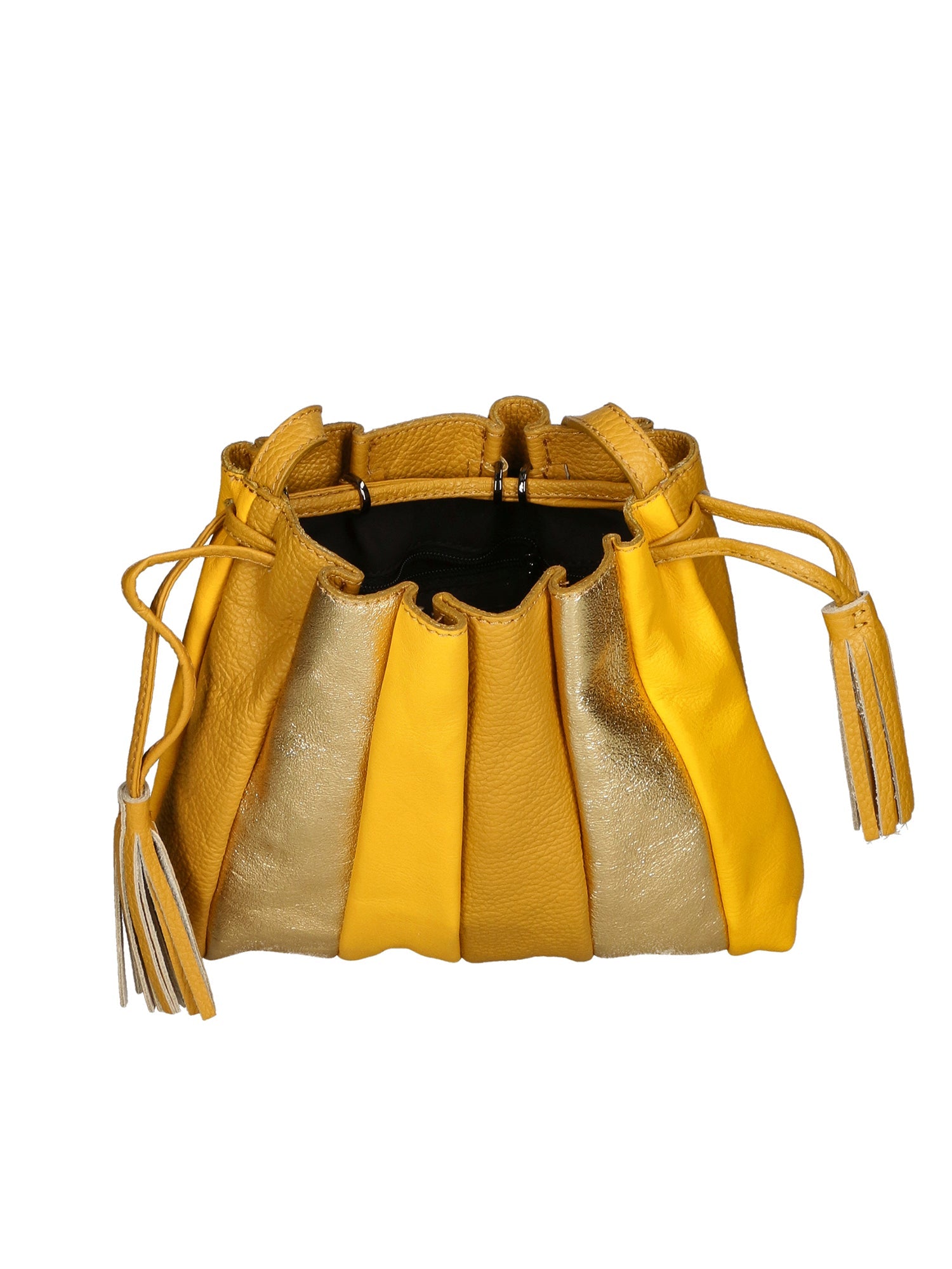 Elysia Borsa a spalla da donna Vera pelle 552043-SENAPE Chiara Ferretti